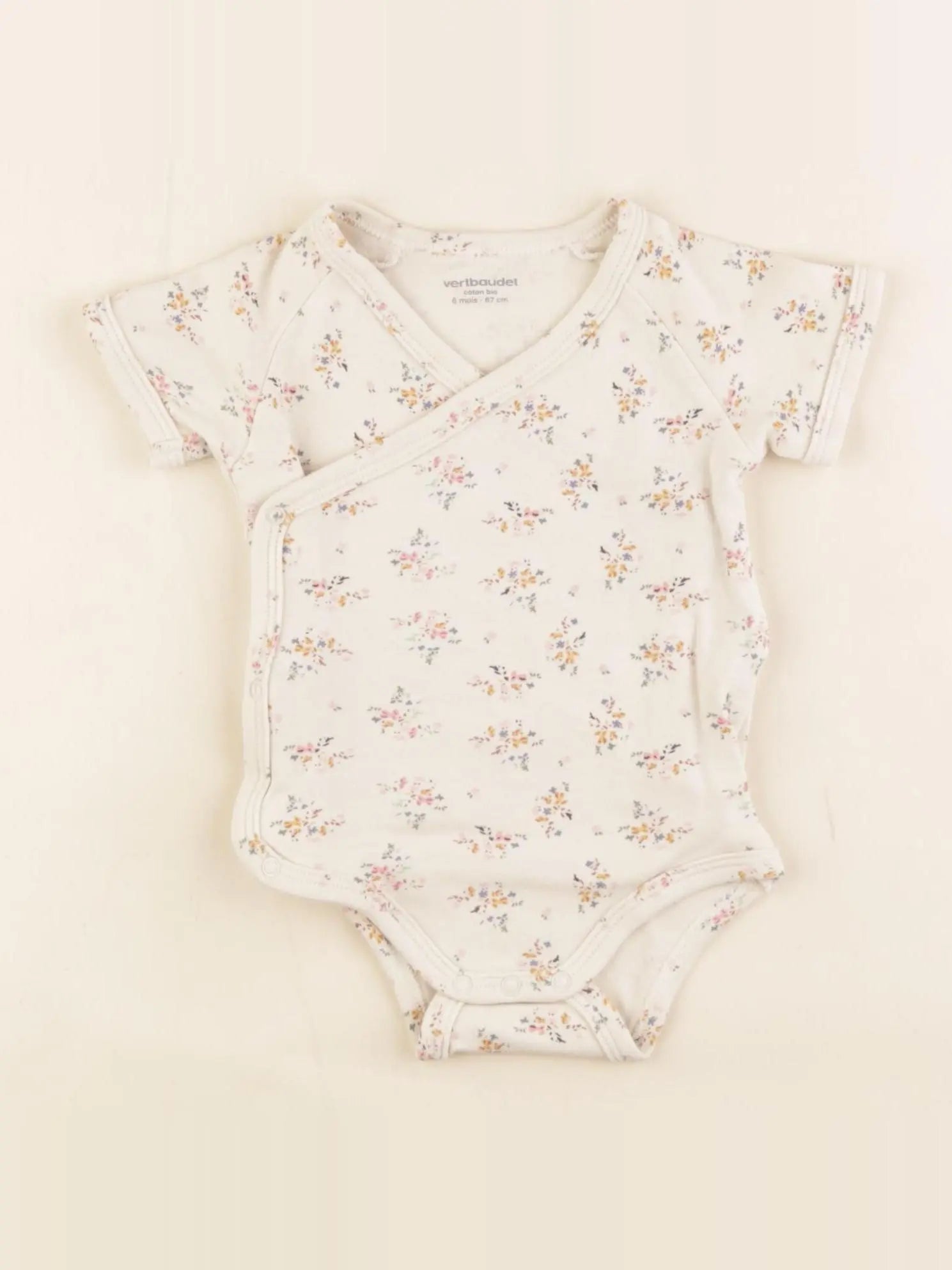 Vertbaudet - body multicolore - 6 mois