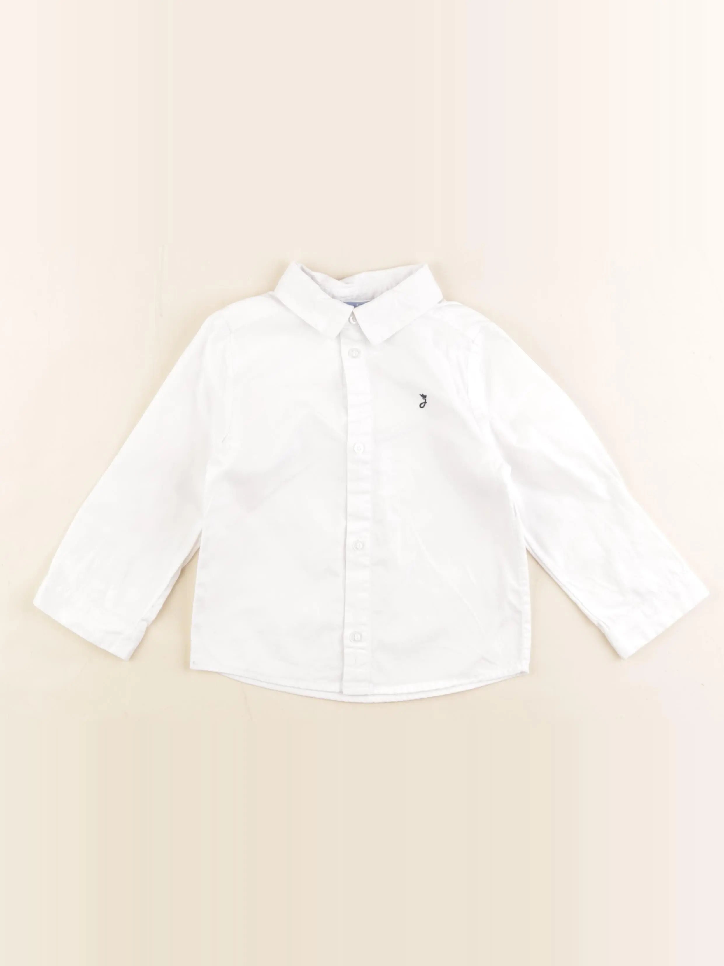 Jacadi - chemise blanc - 24 mois
