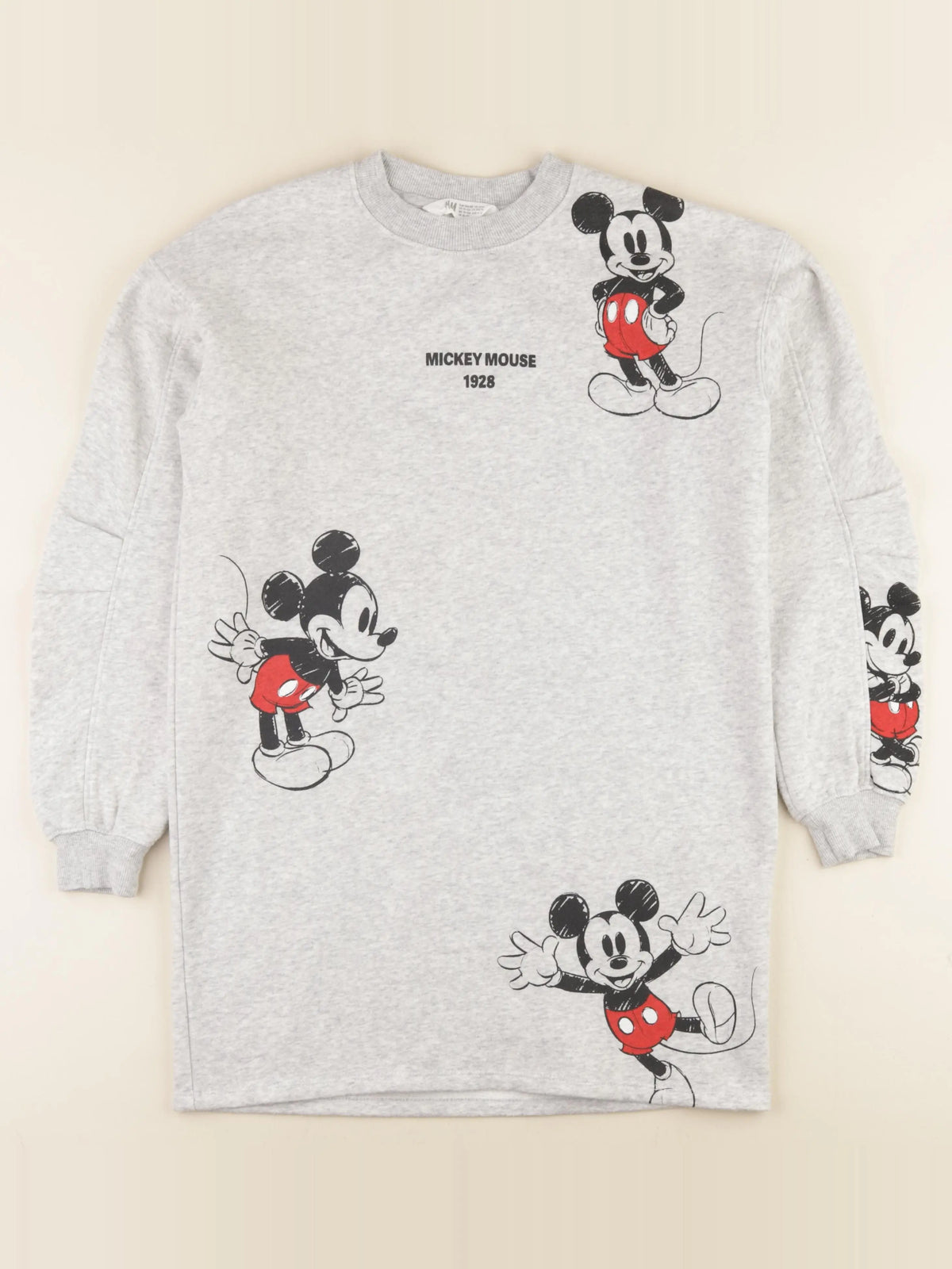 H&M - robe gris - 10/12 ans