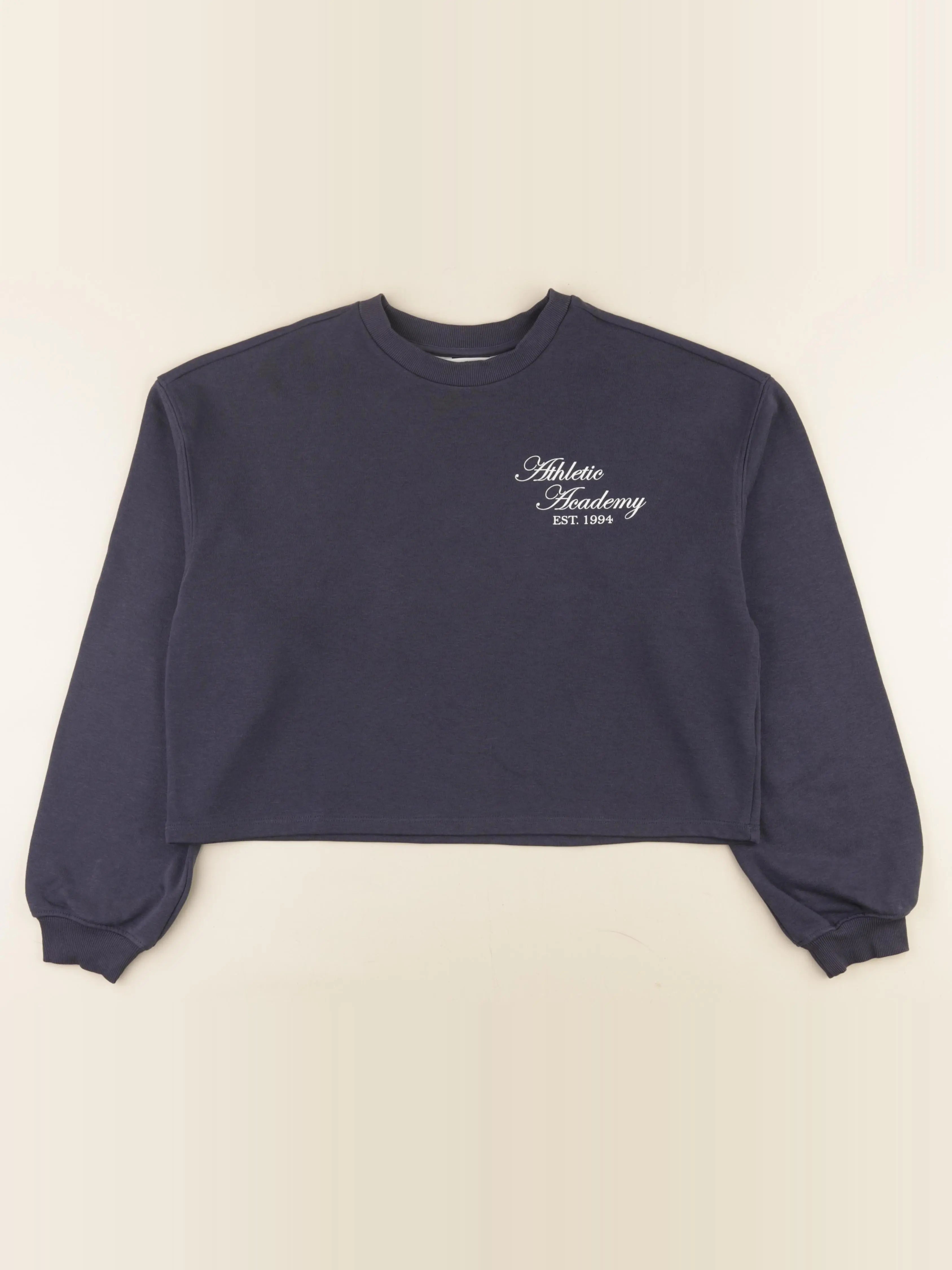 H&M - sweat bleu - 14/16 ans