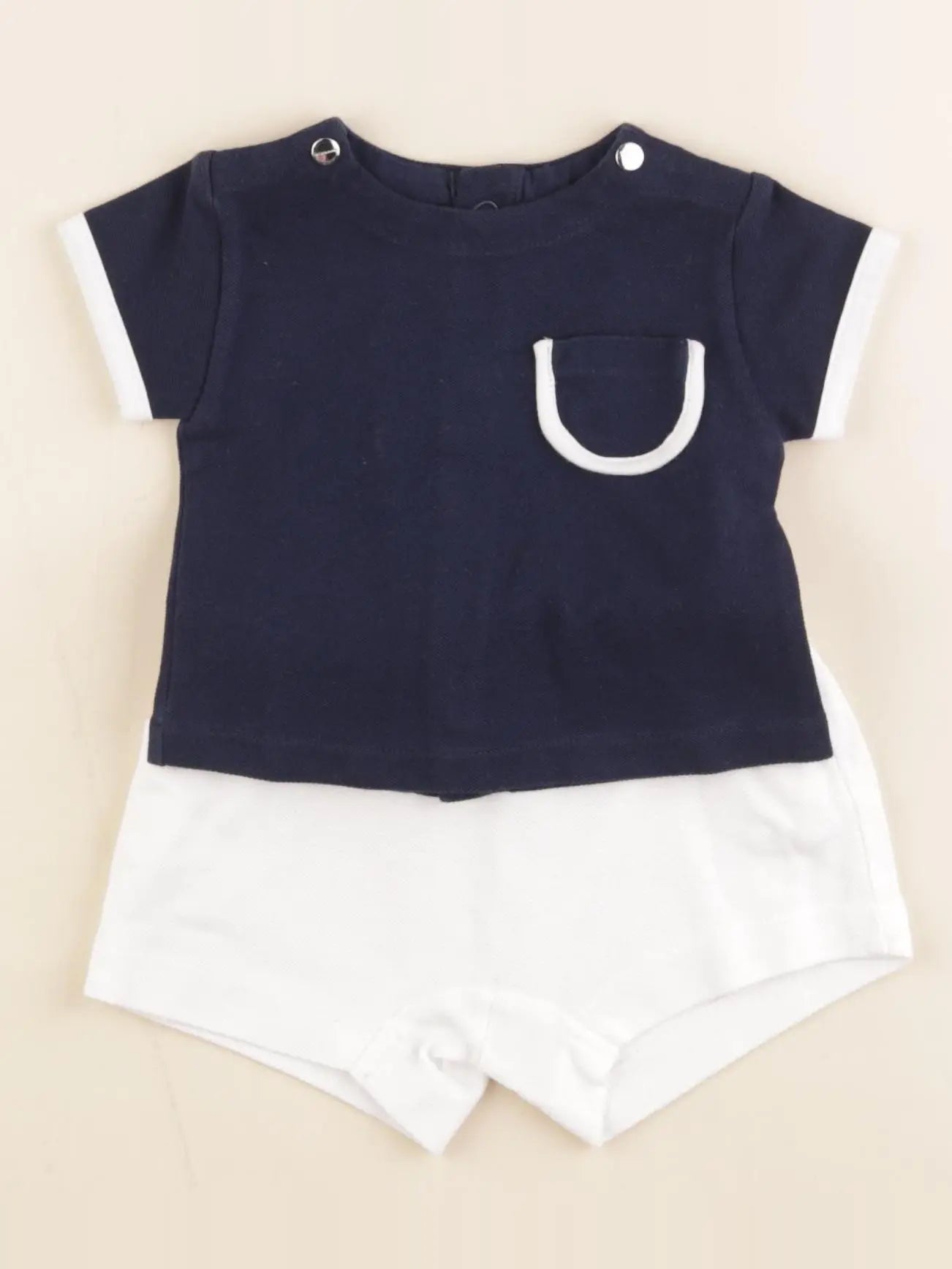 Jacadi - ensemble bleu - 3 mois