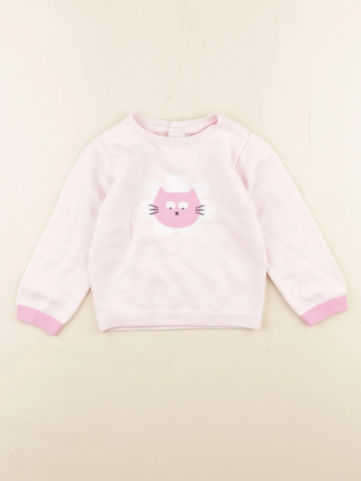 Jacadi - pull rose - 36 mois