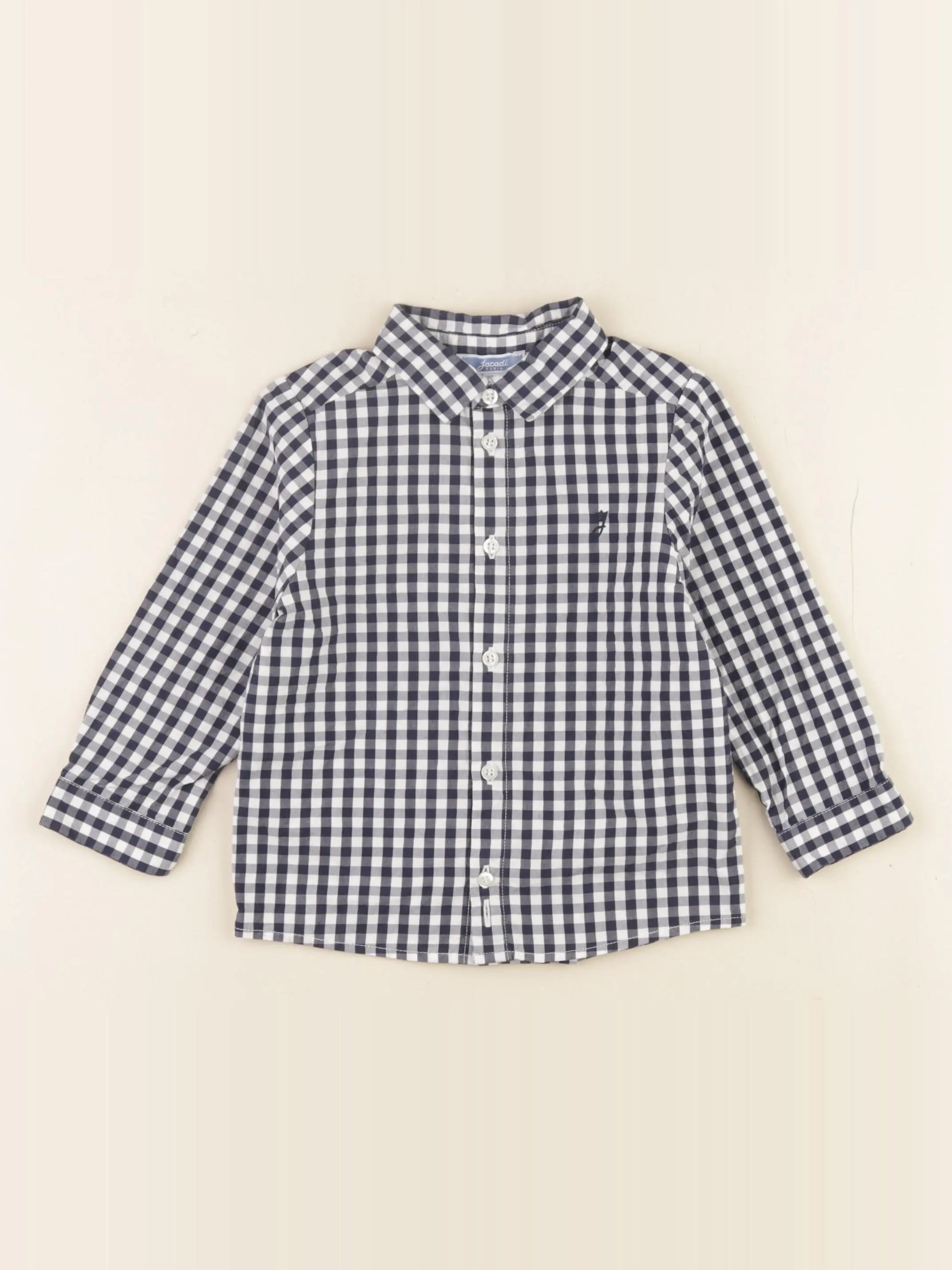 Jacadi - chemise bleu - 24 mois