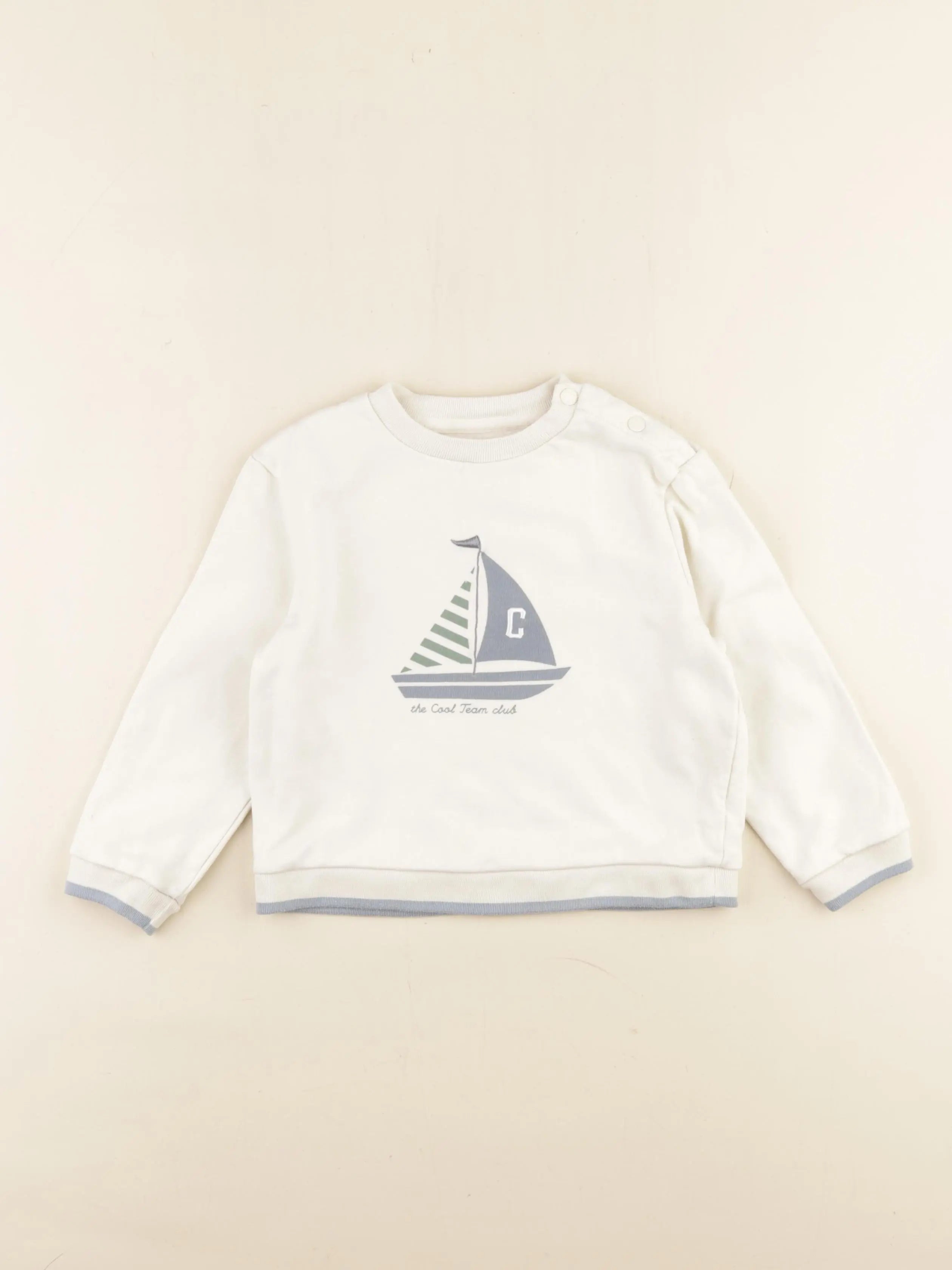 Cyrillus - sweat beige - 36 mois