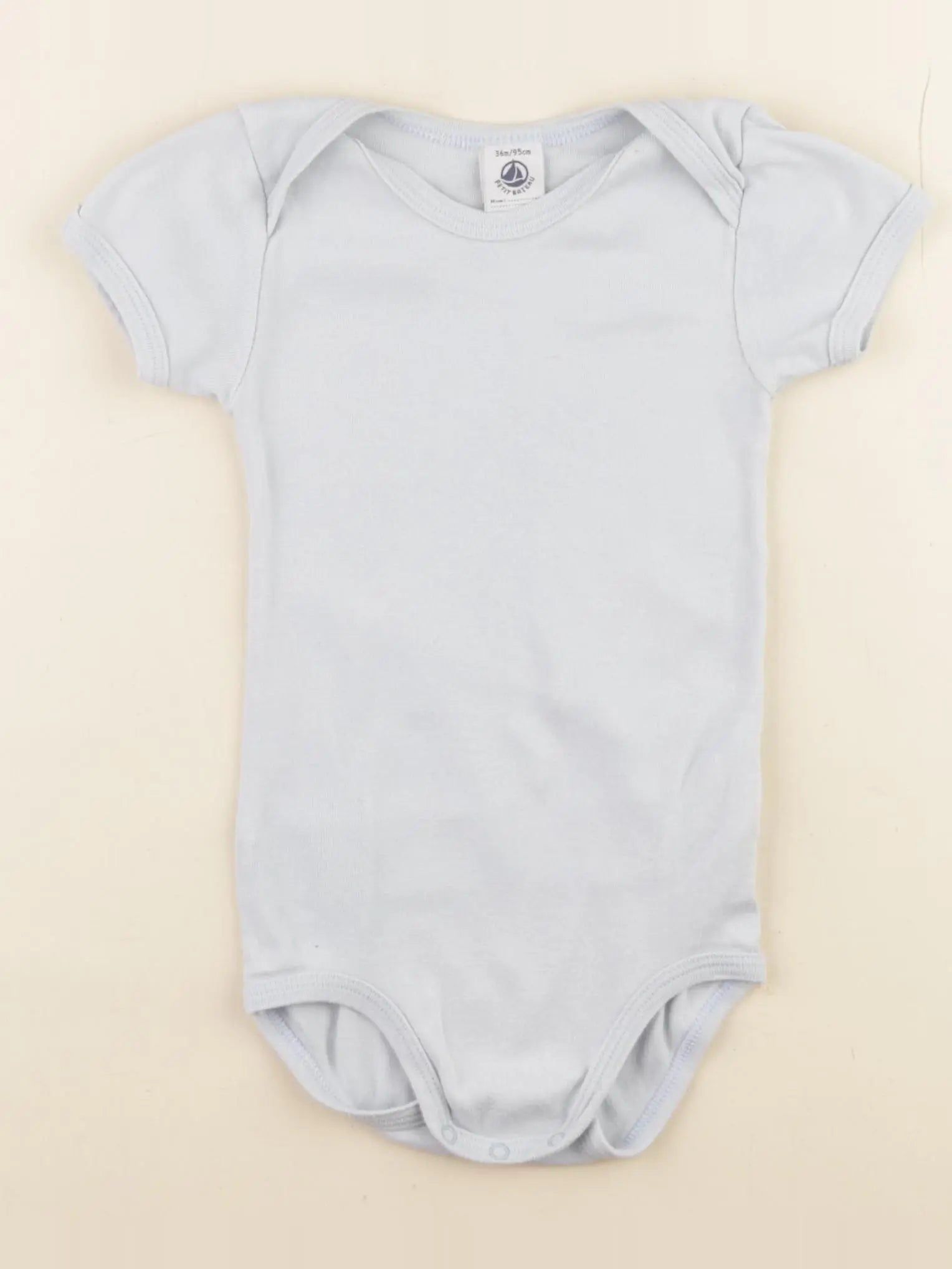 Petit Bateau - body bleu - 36 mois
