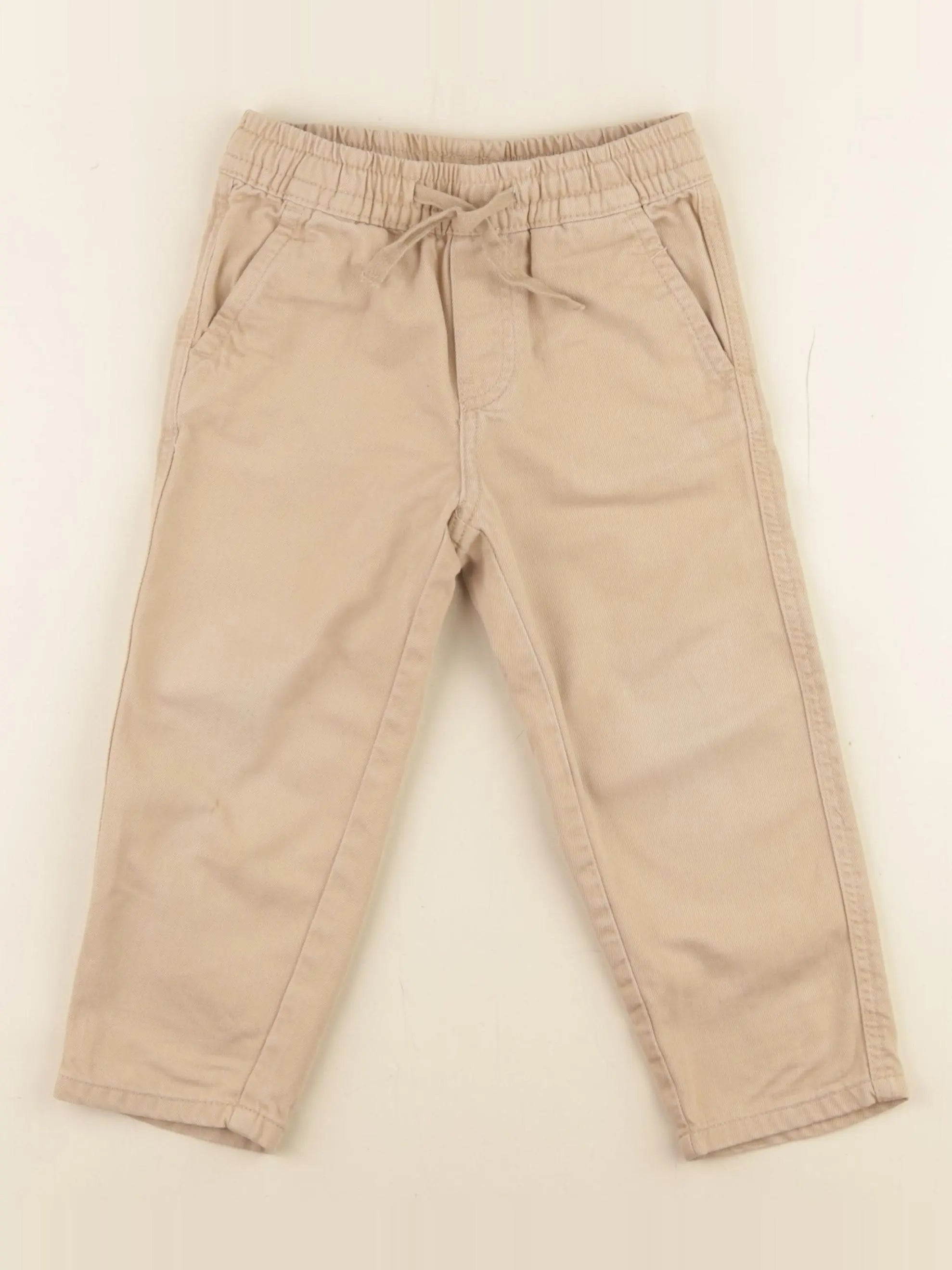 H&M - pantalon marron - 2/3 ans