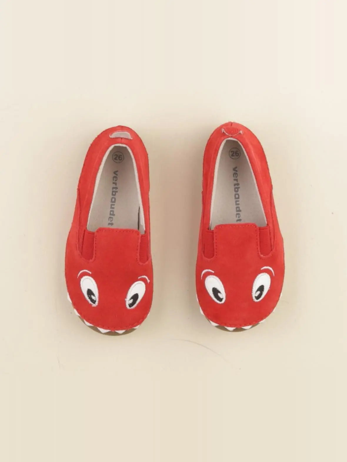 Vertbaudet - ballerines rouge - pointure 26