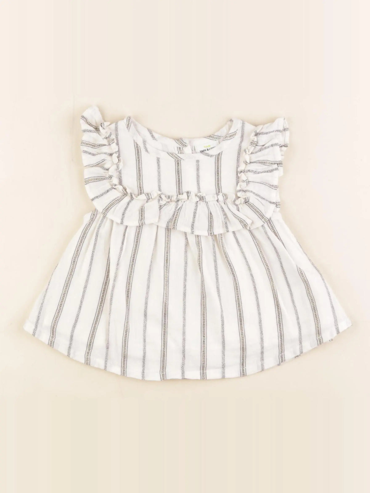 Tape à l'oeil - blouse beige, gris - 6 mois