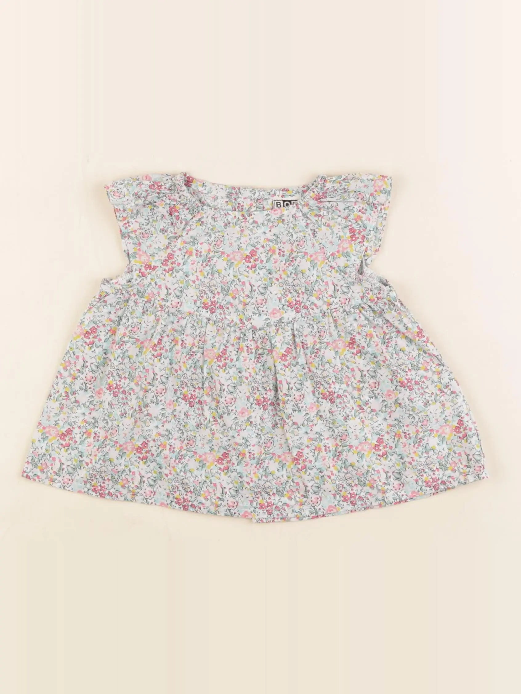 Bonton - blouse multicolore - 6 mois