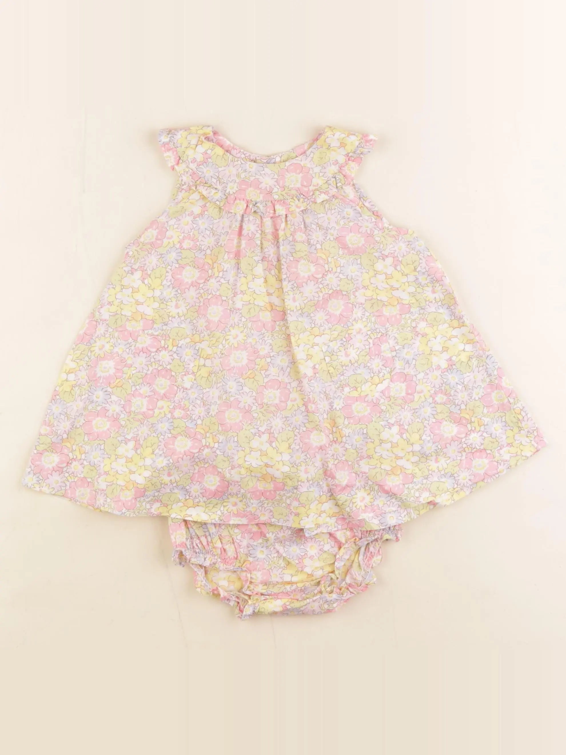 Jacadi - robe liberty multicolore - 6 mois