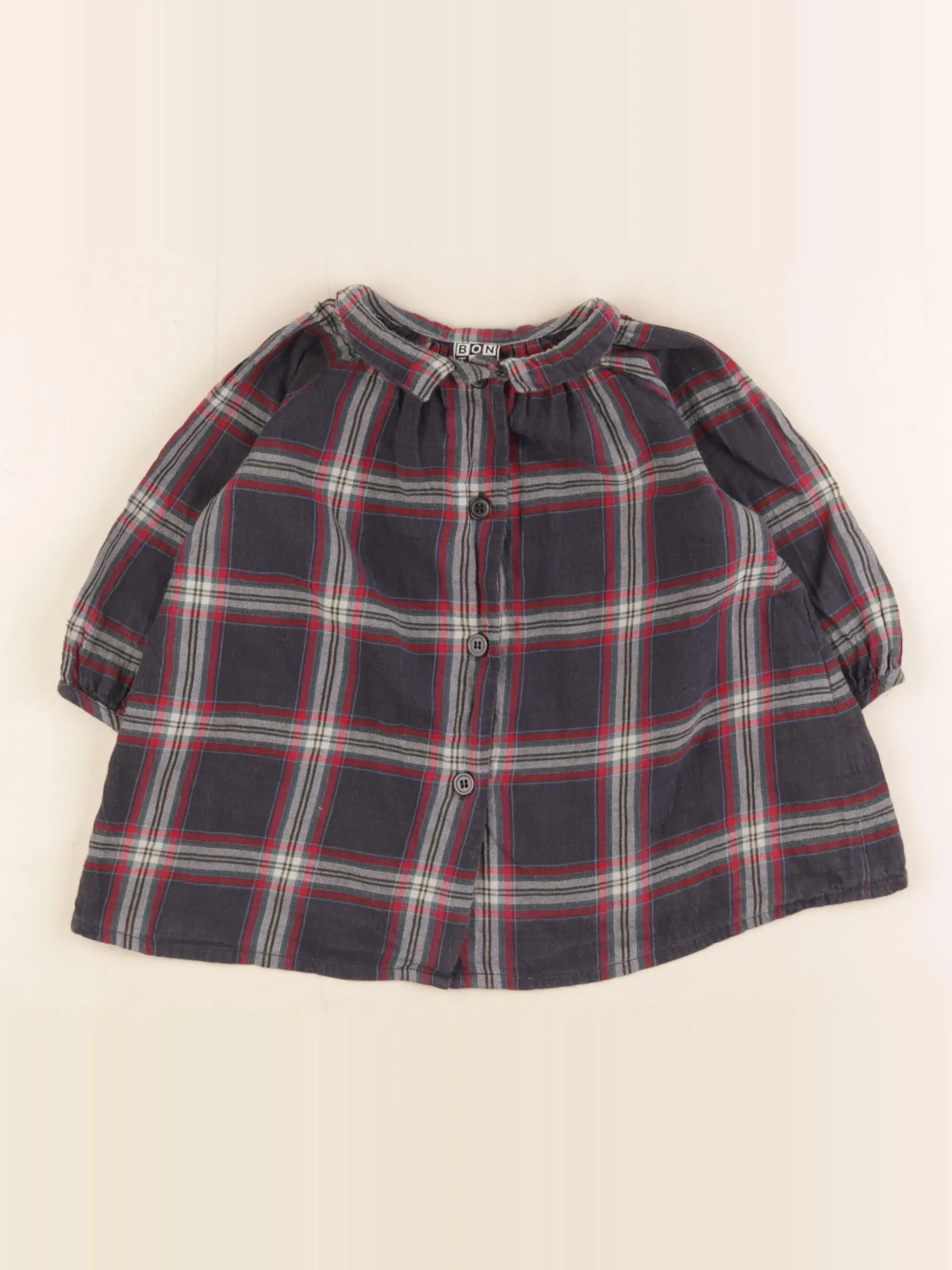 Bonton - robe multicolore - 12 mois