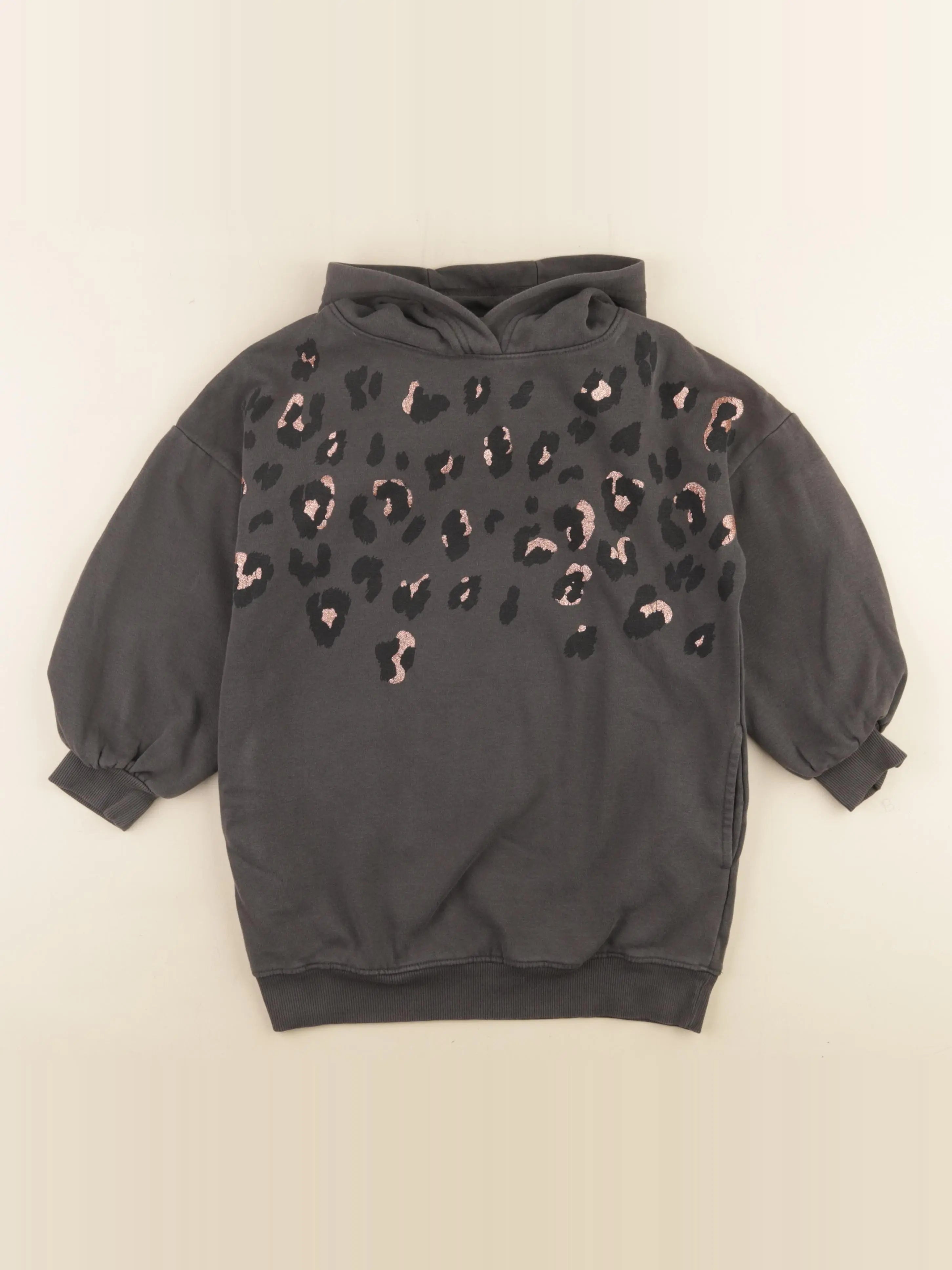 Next - robe gris - 6 ans