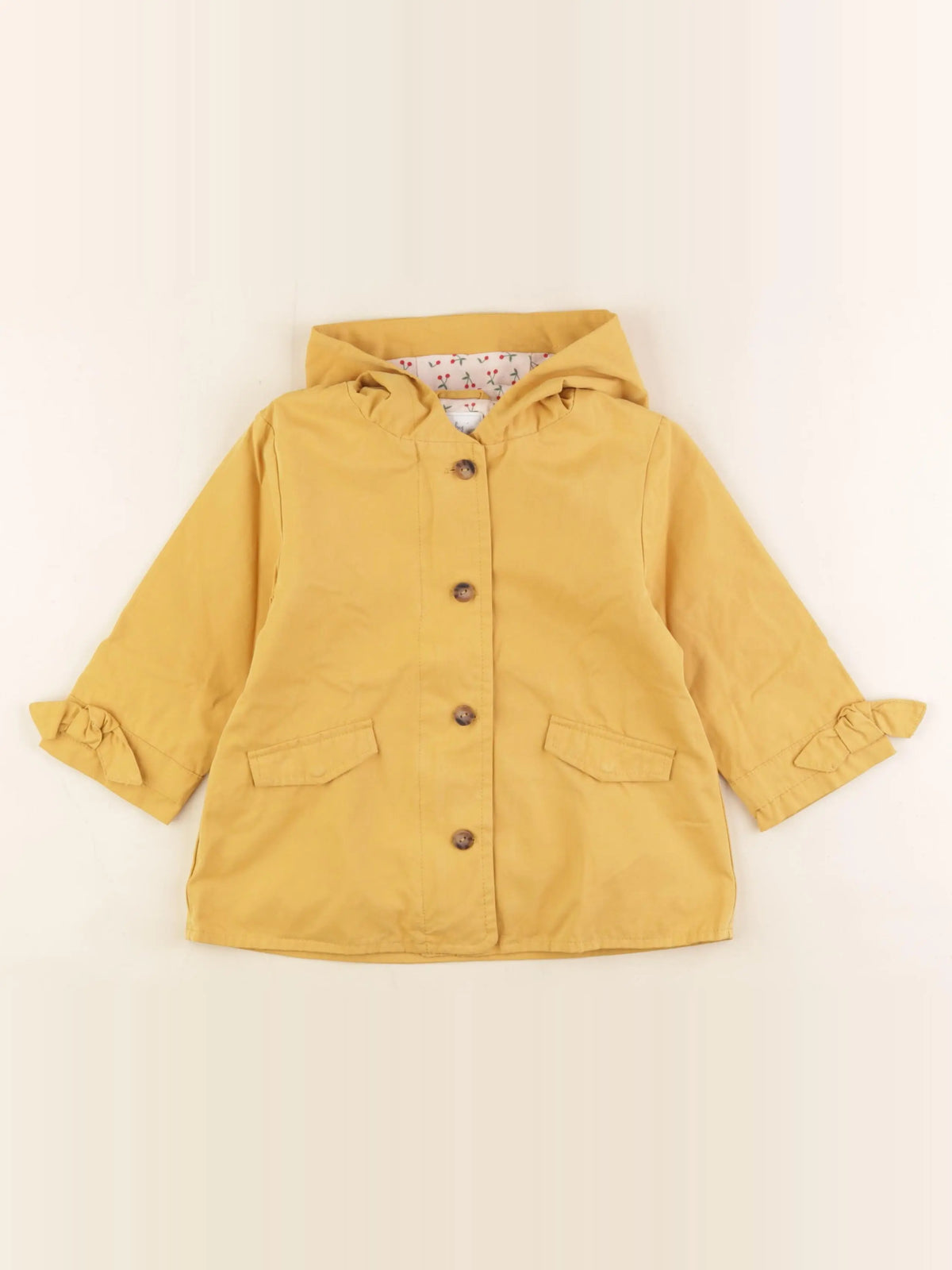 Vertbaudet - veste jaune - 2 ans