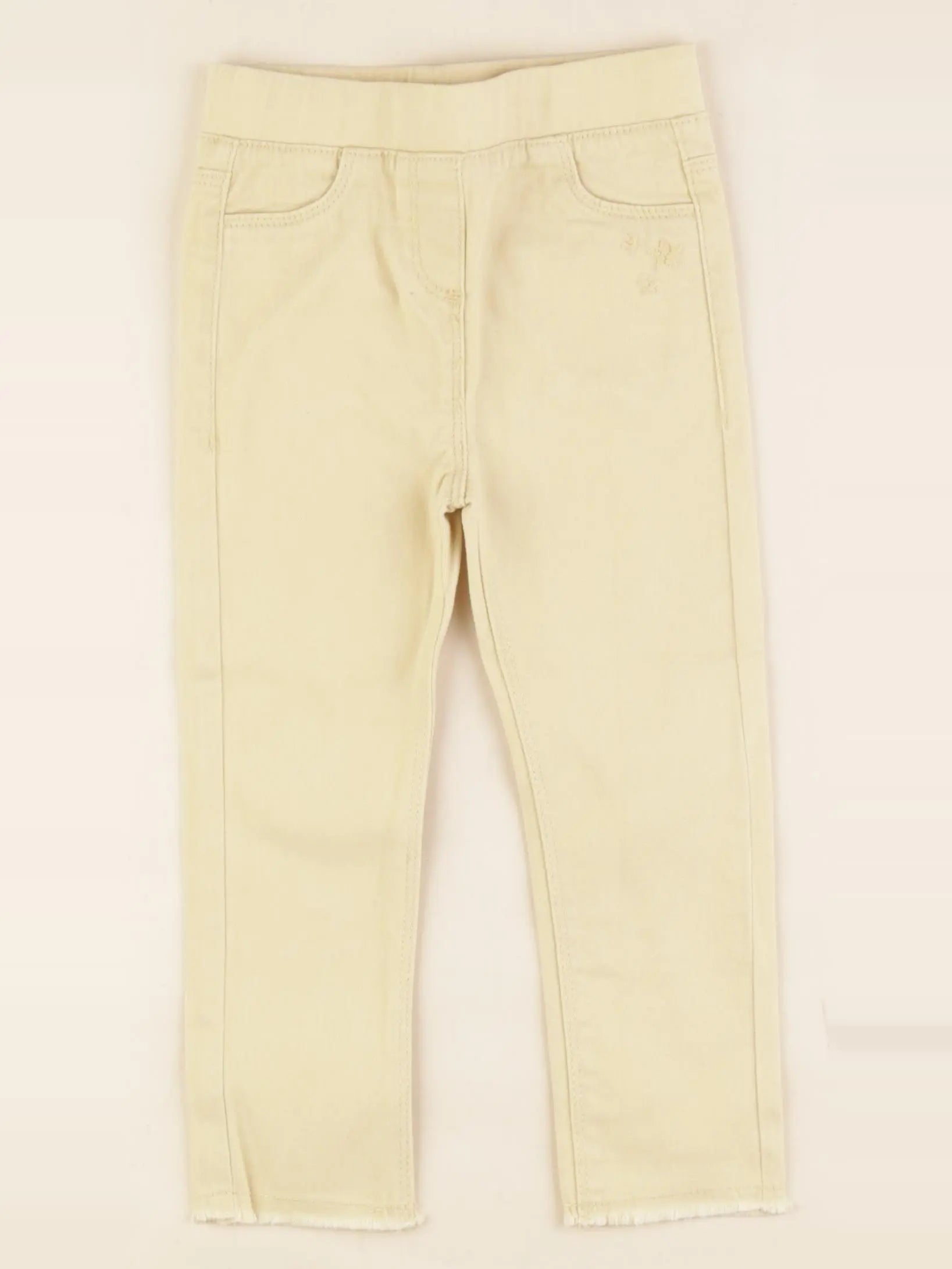Vertbaudet - jegging jaune - 3 ans