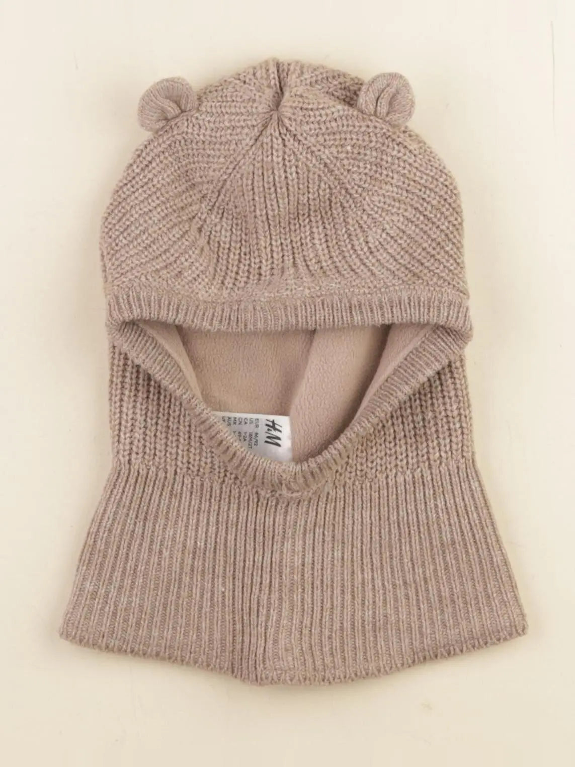 H&M - cagoule marron - 1 an à 2 ans