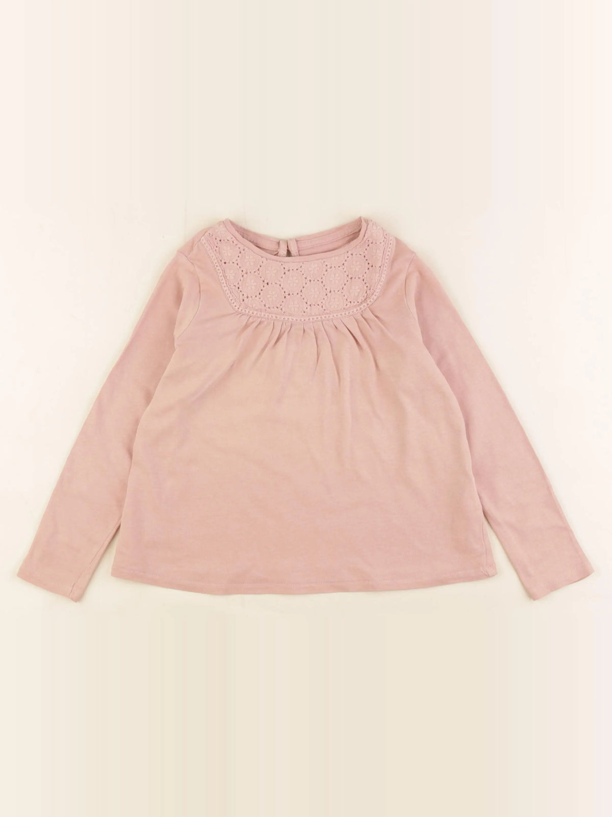 Vertbaudet - tee-shirt rose - 5 ans