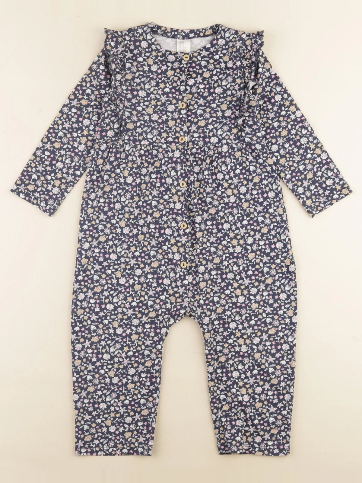 H&M - combinaison bleu - 18/24 mois