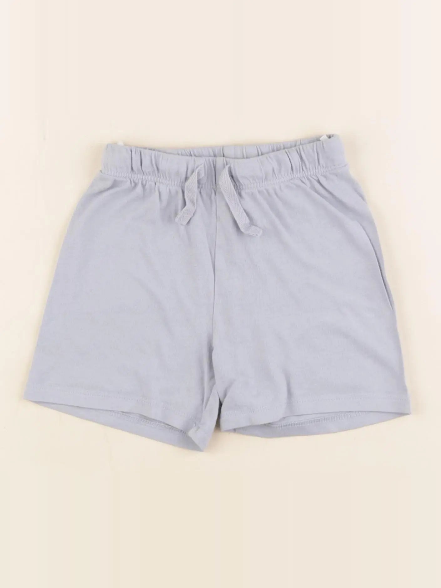 H&M - short bleu - 12/18 mois