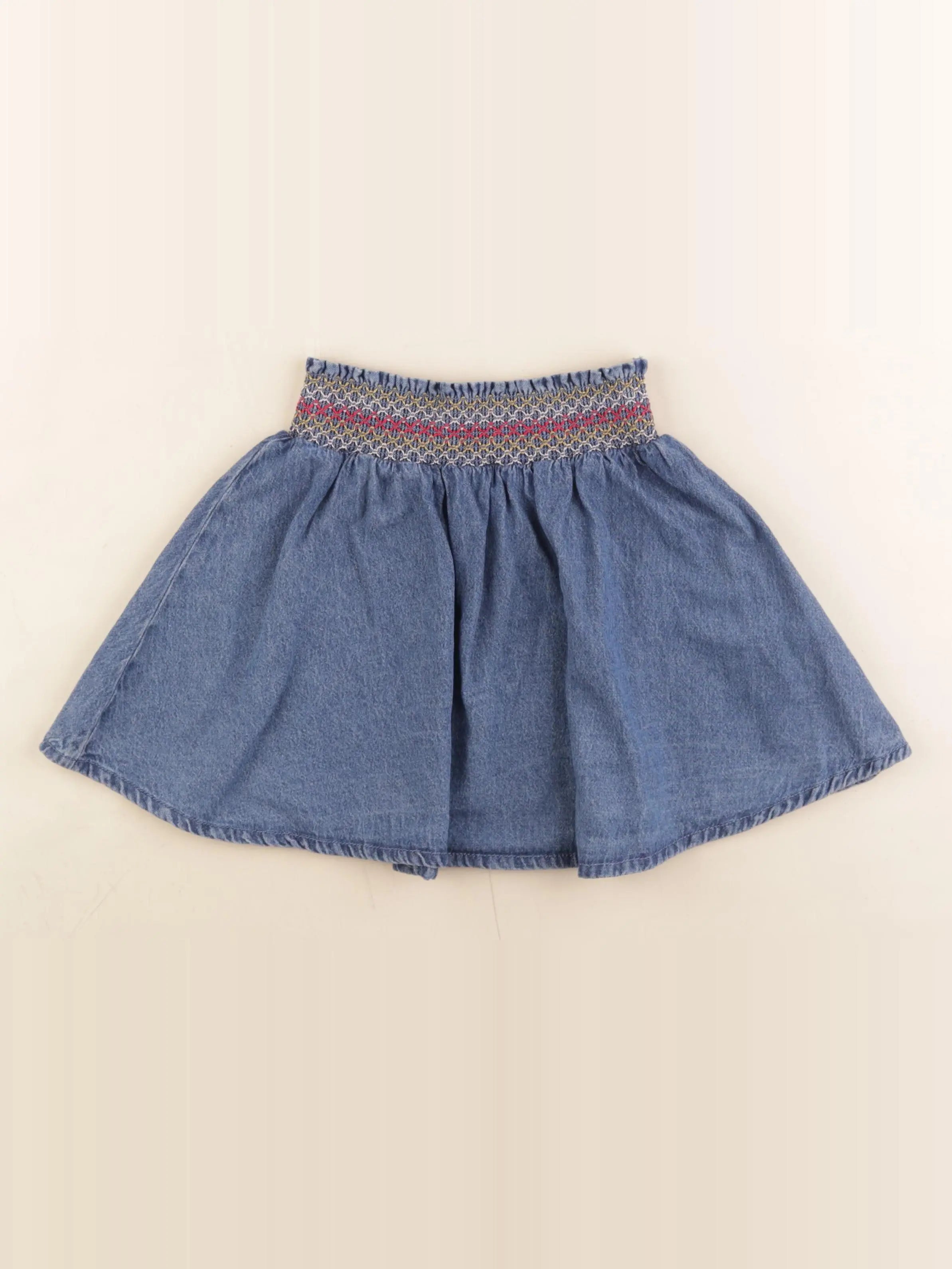 Monoprix - jupe bleu - 5 ans