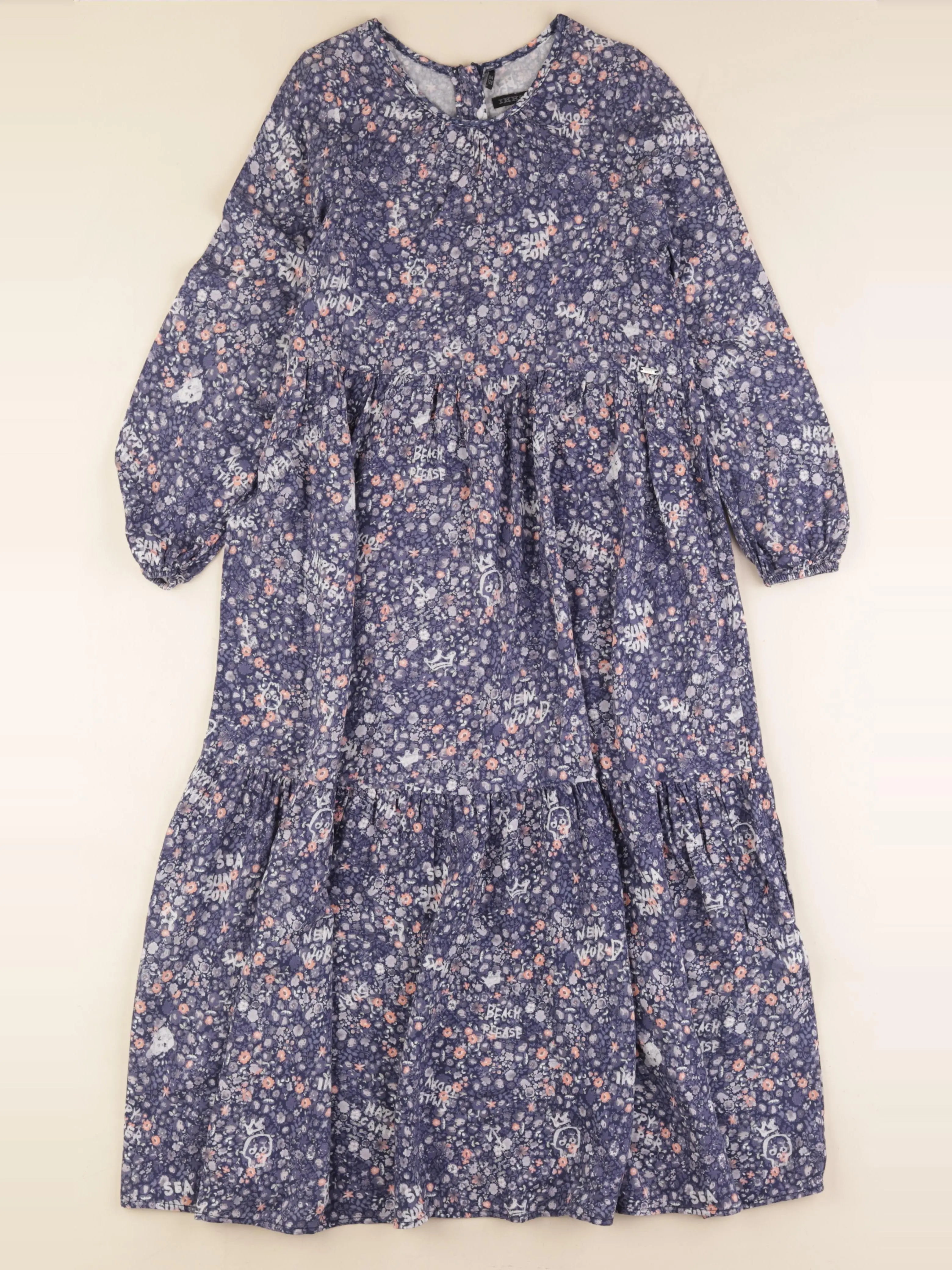 IKKS - robe violet - 8 ans