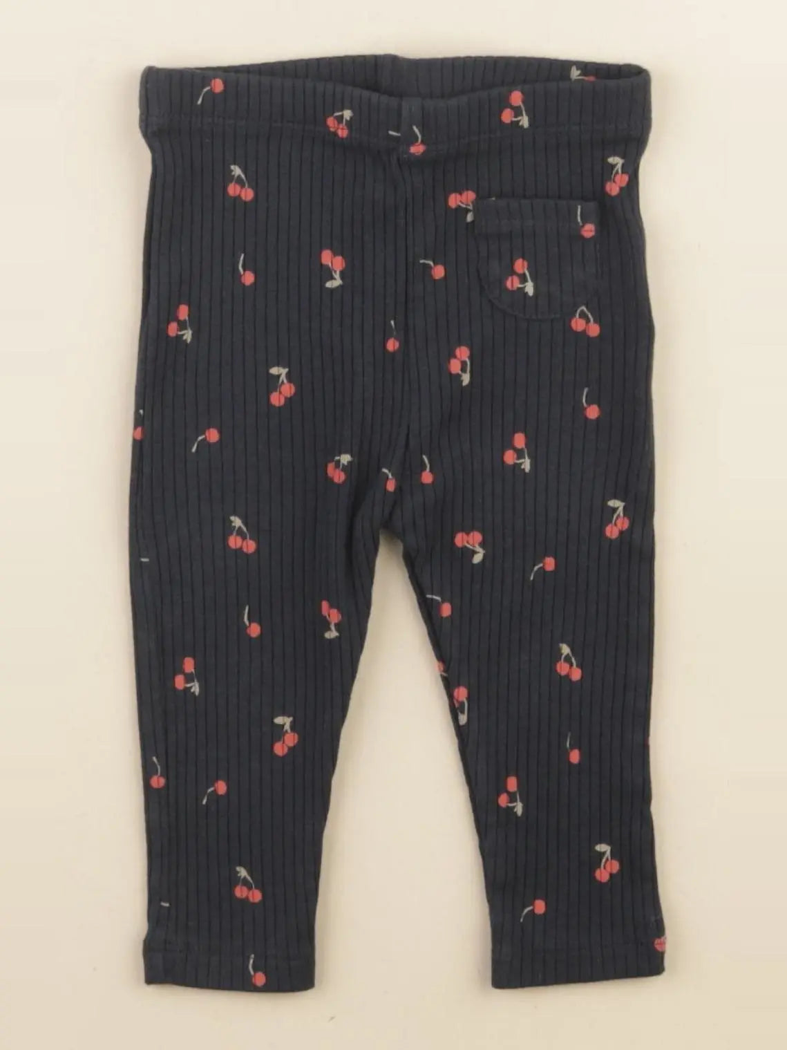 Vertbaudet - legging bleu - 6 mois