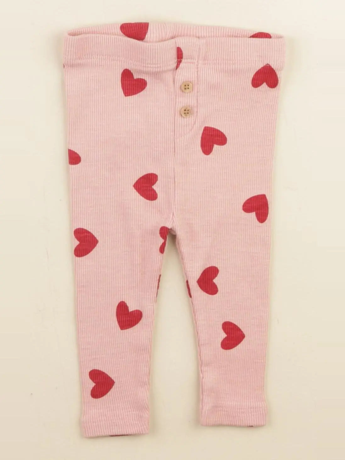Vertbaudet - legging rose - 6 mois