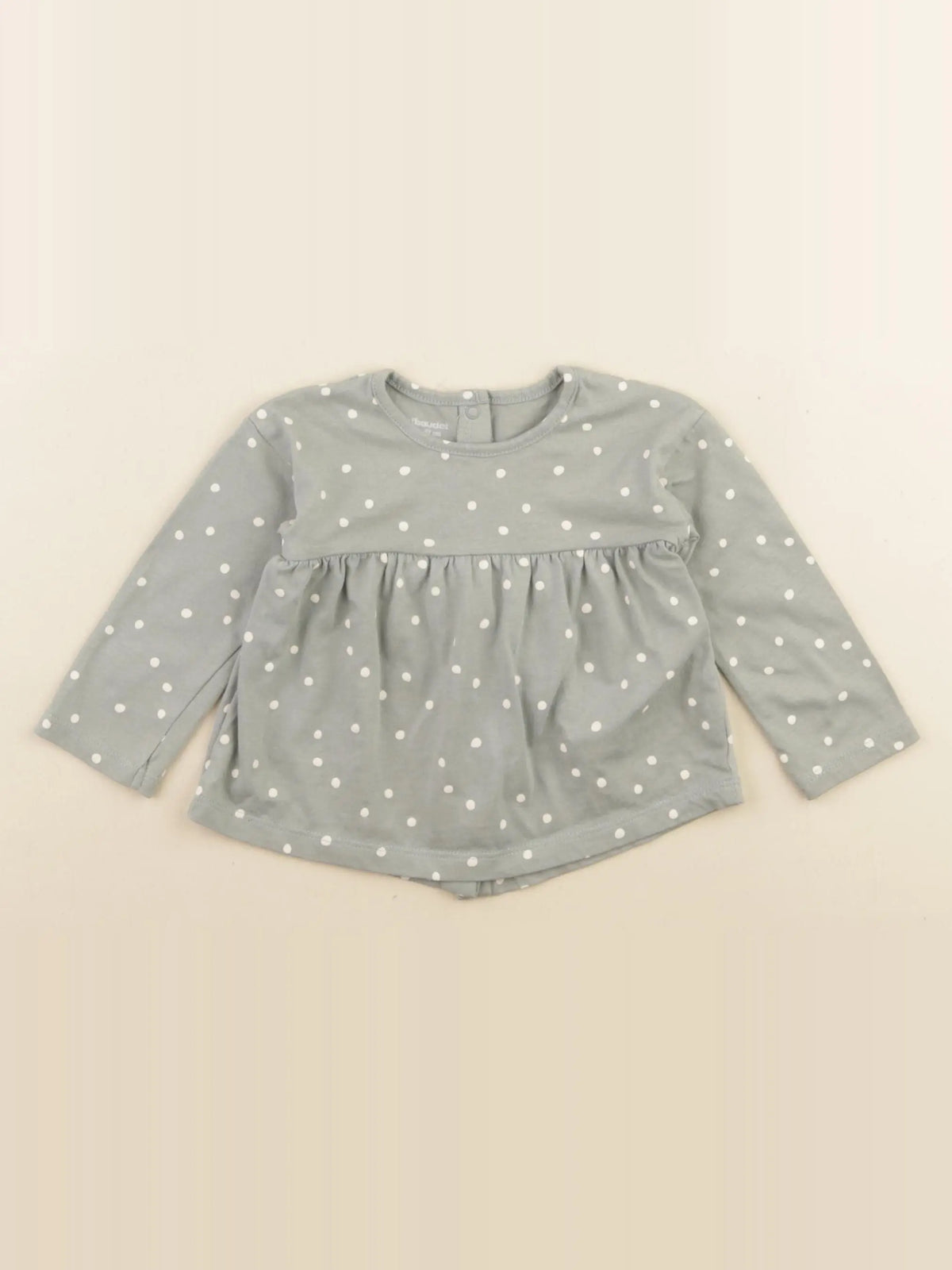 Vertbaudet - tee-shirt vert - 6 mois
