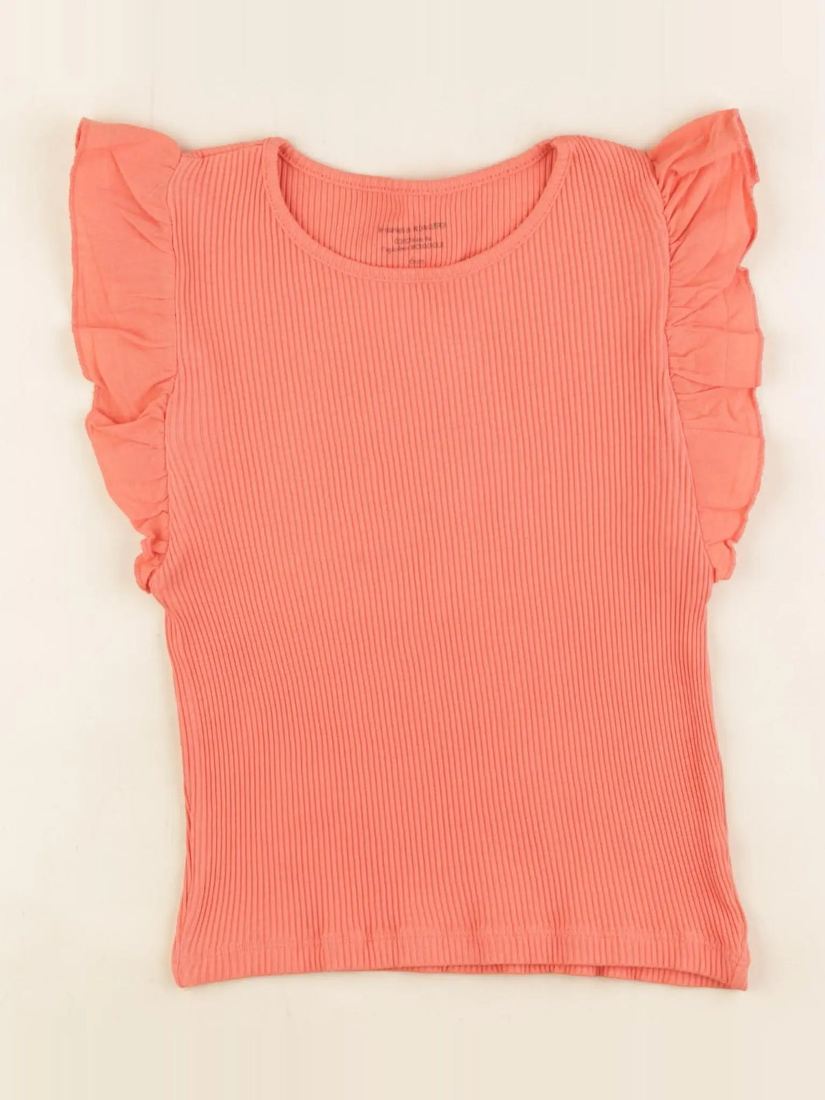 Monoprix - tee-shirt orange - 6 ans