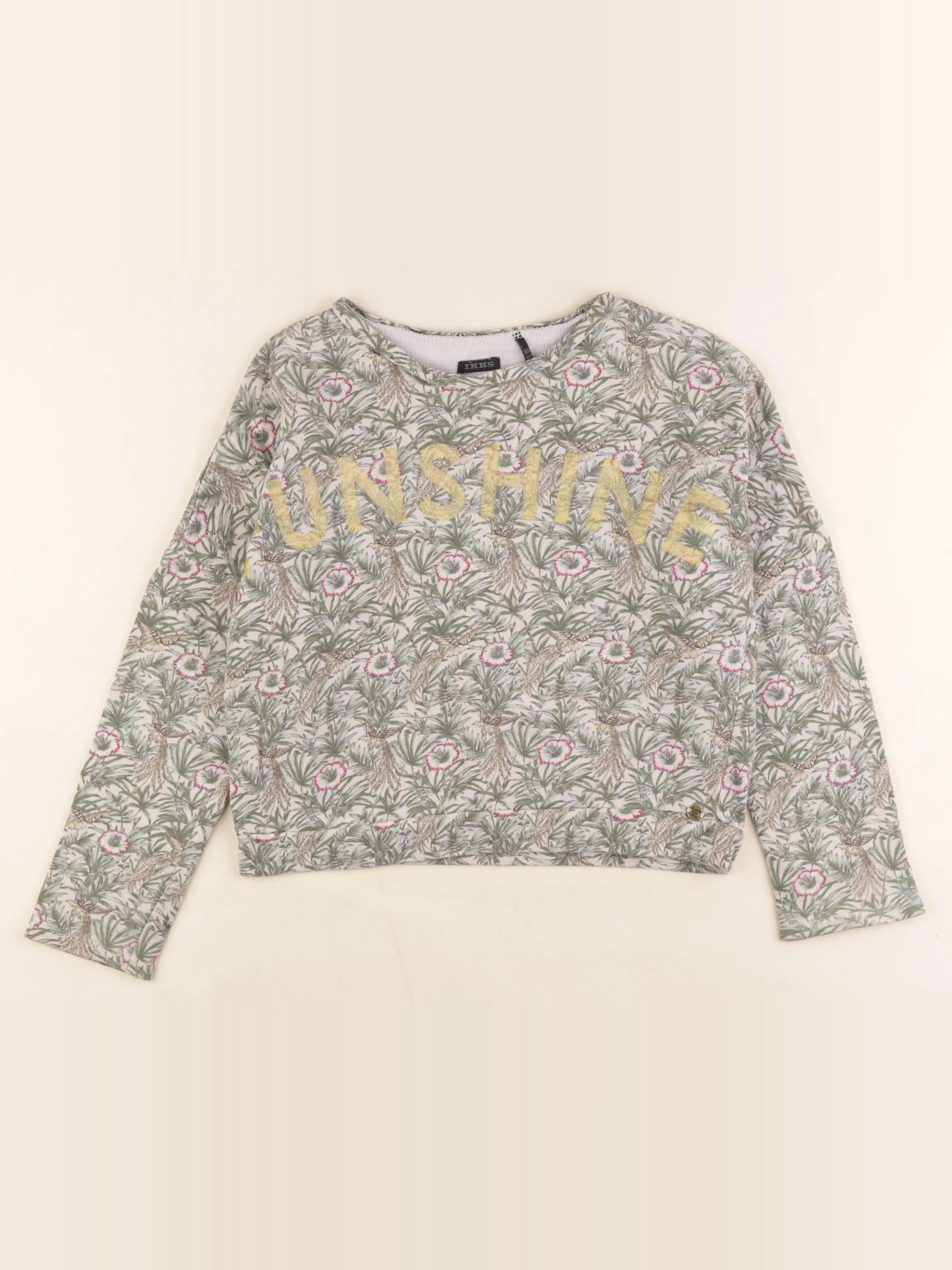 IKKS - sweat vert - 10 ans