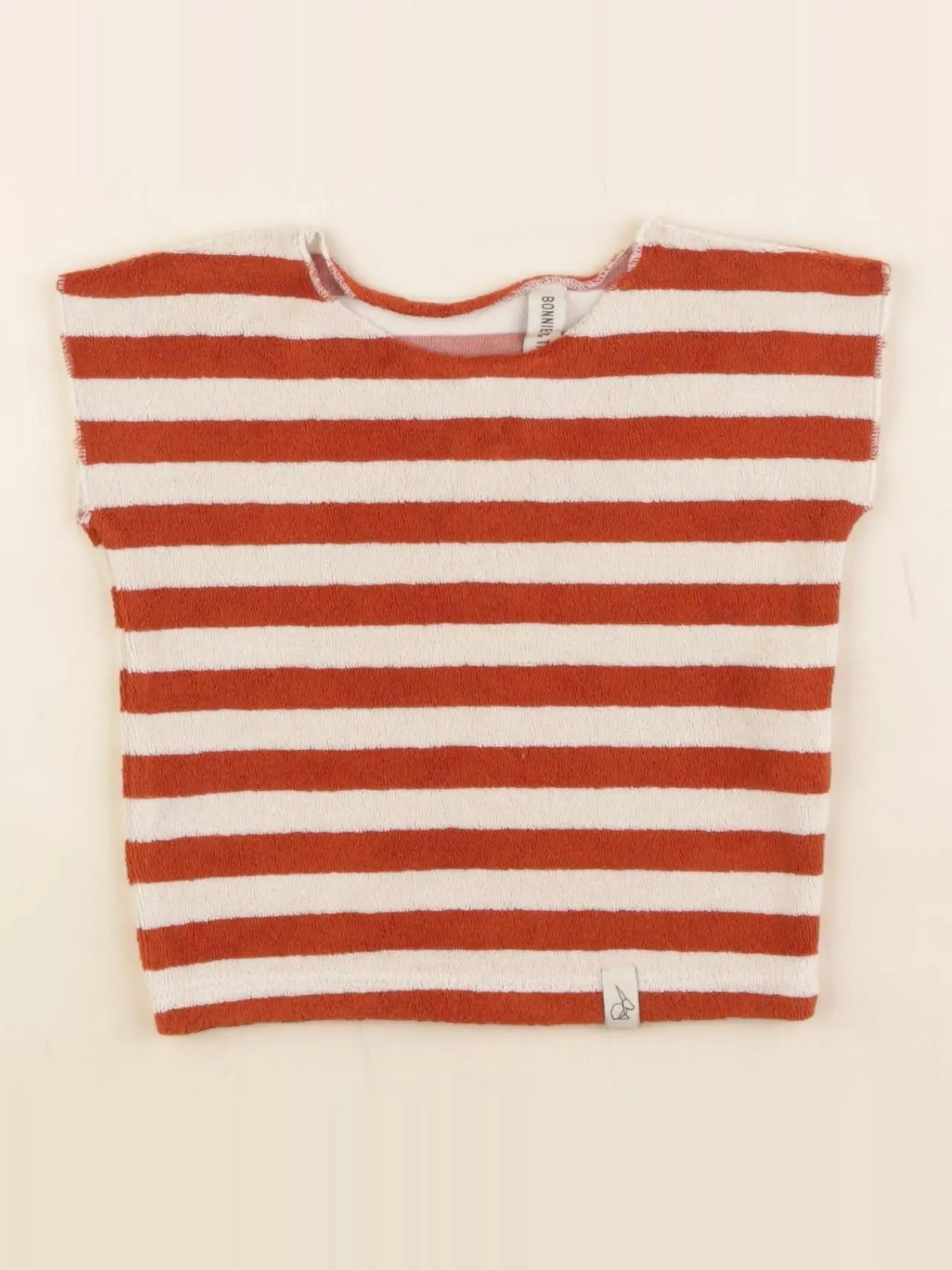 Bonnie & The Gang - tee-shirt beige, marron - 0/3 mois