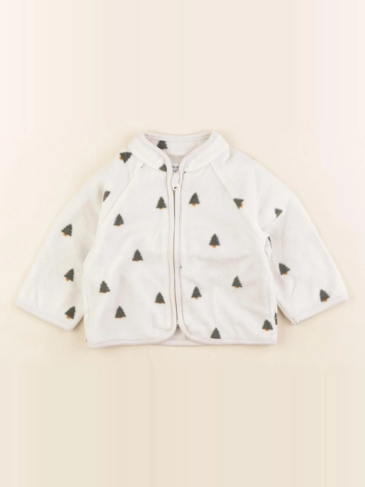 Vertbaudet - polaire beige - 6 mois