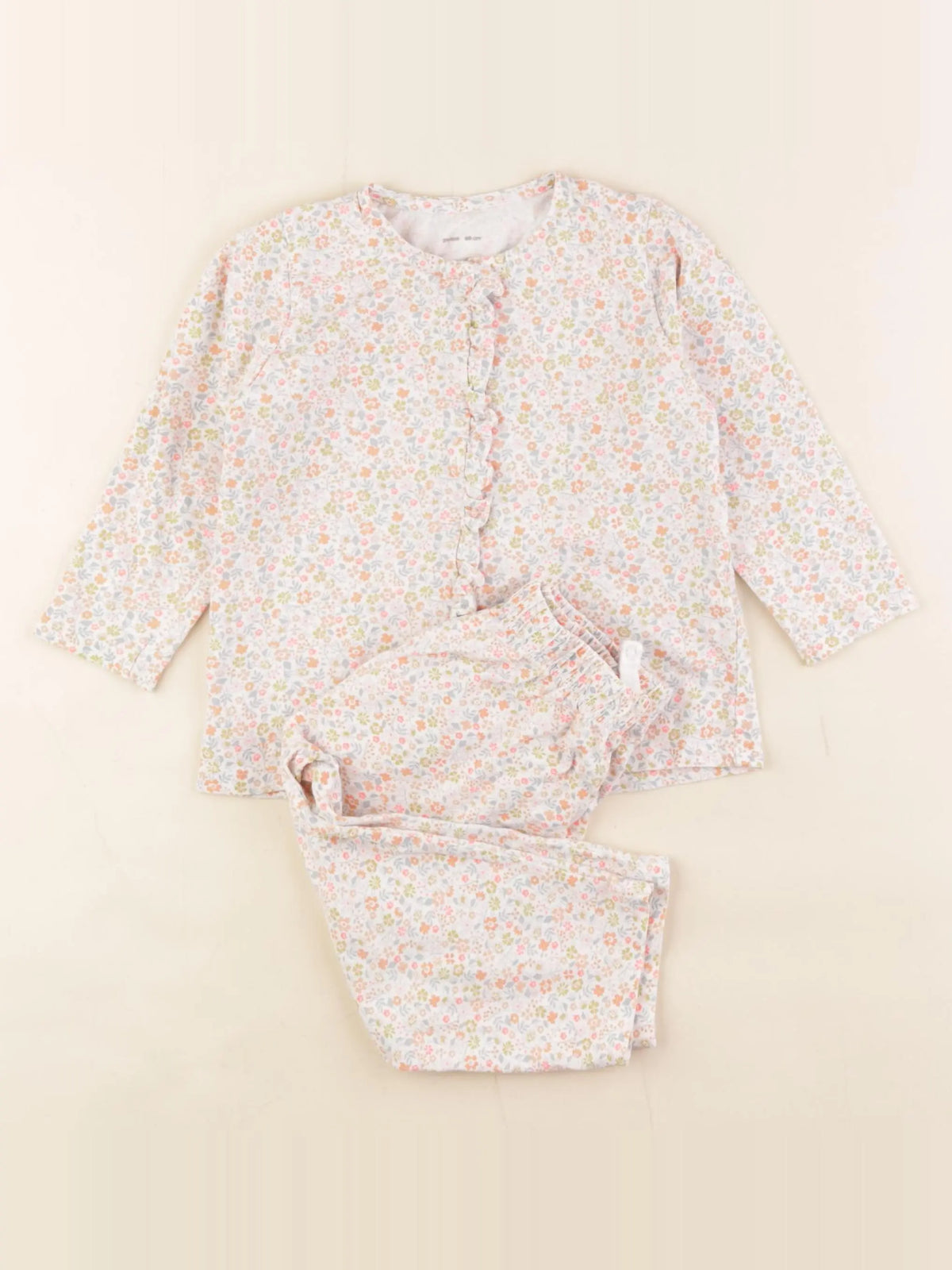 Vertbaudet - pyjama coton multicolore - 24 mois