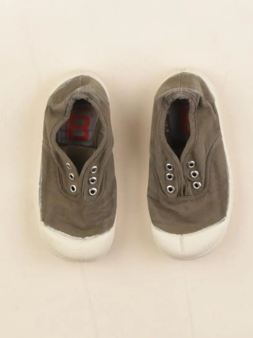 Bensimon - tennis élastiqué vert - pointure 23