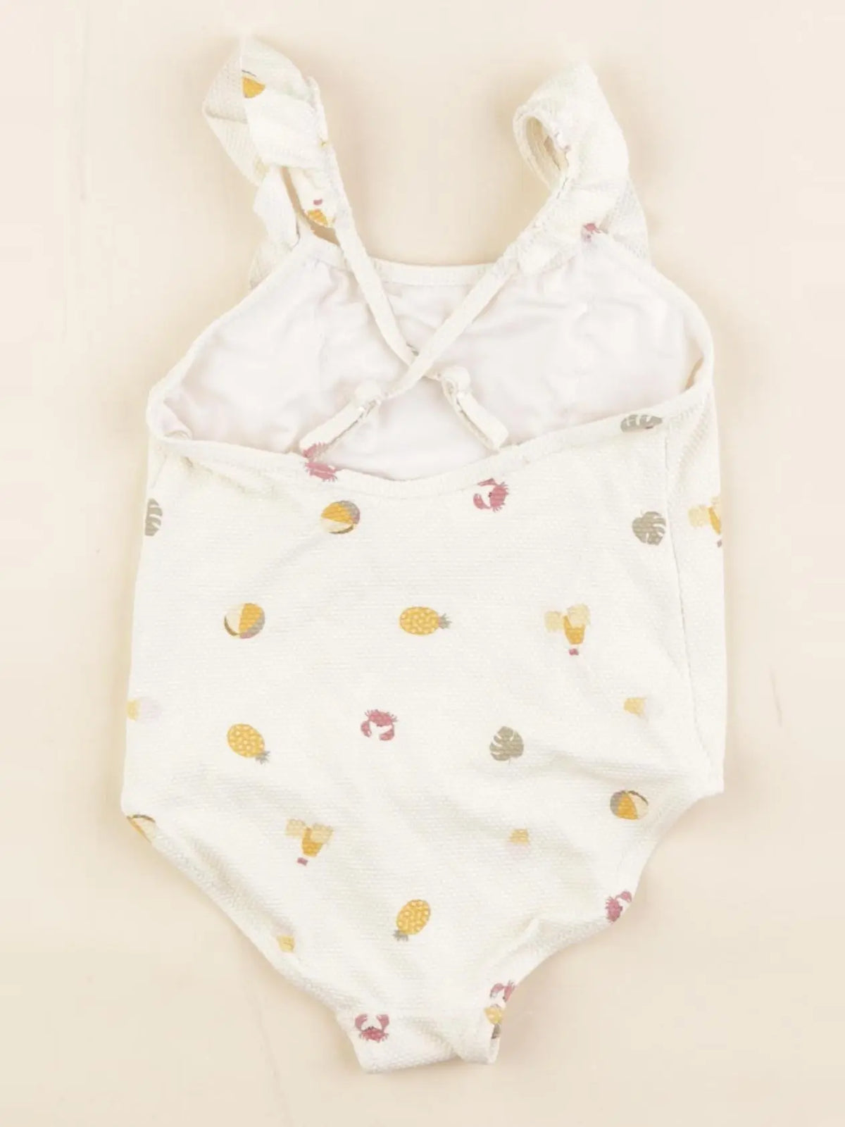 Zara - maillot de bain beige - 2/3 ans