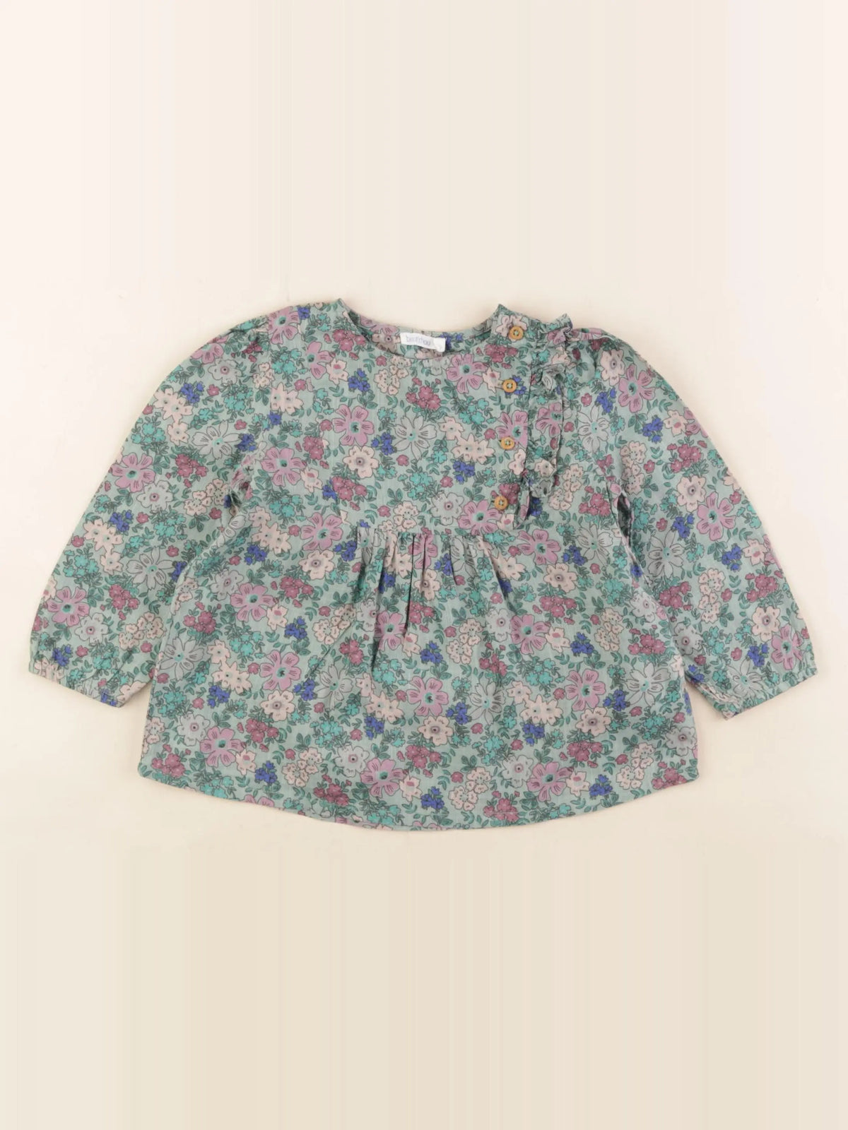 Boutchou - blouse multicolore - 18 mois