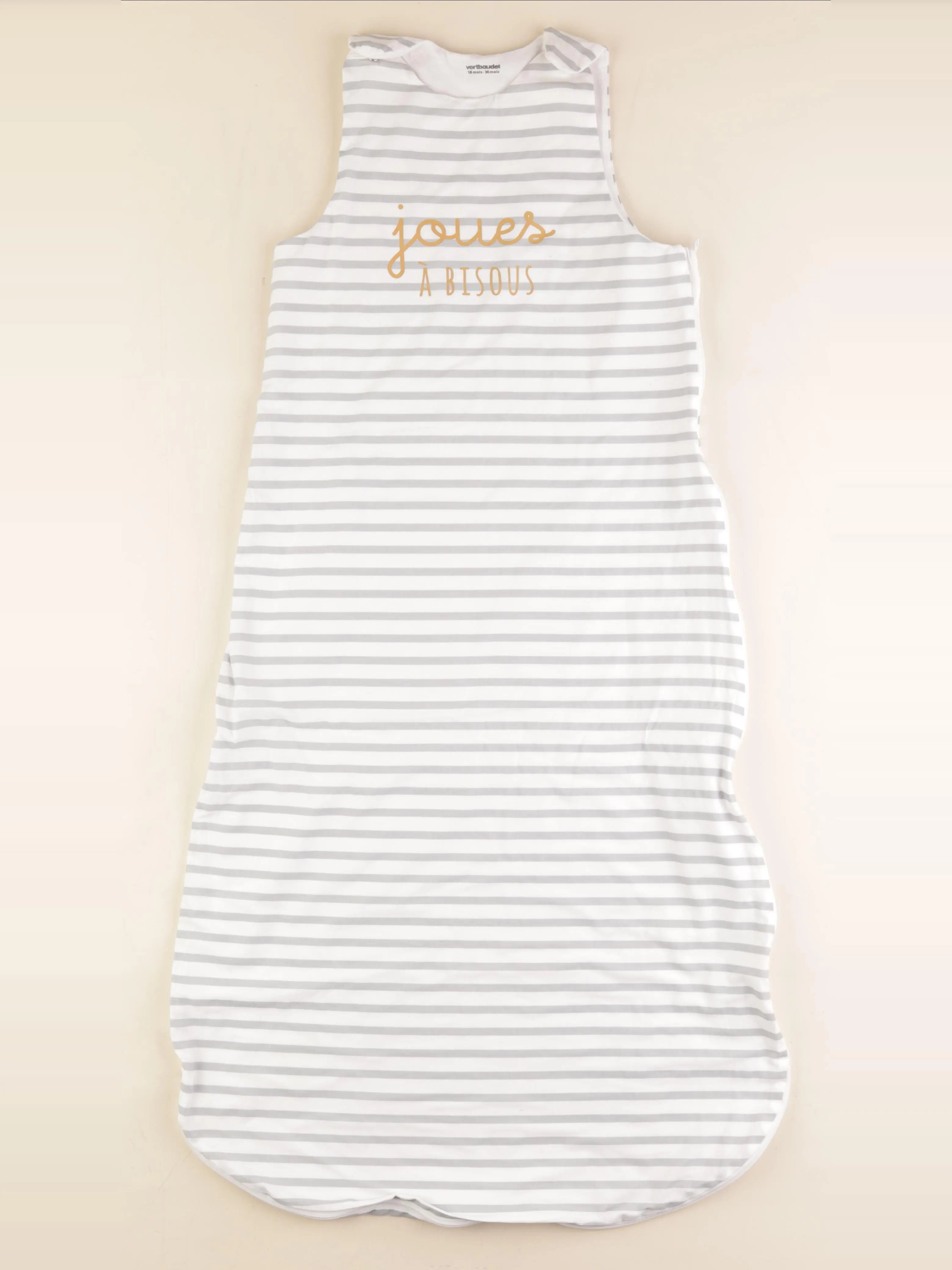 Vertbaudet - gigoteuse gris - 18/36 mois