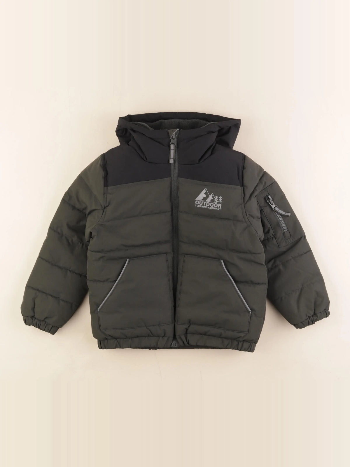 Vertbaudet - doudoune vert - 4 ans