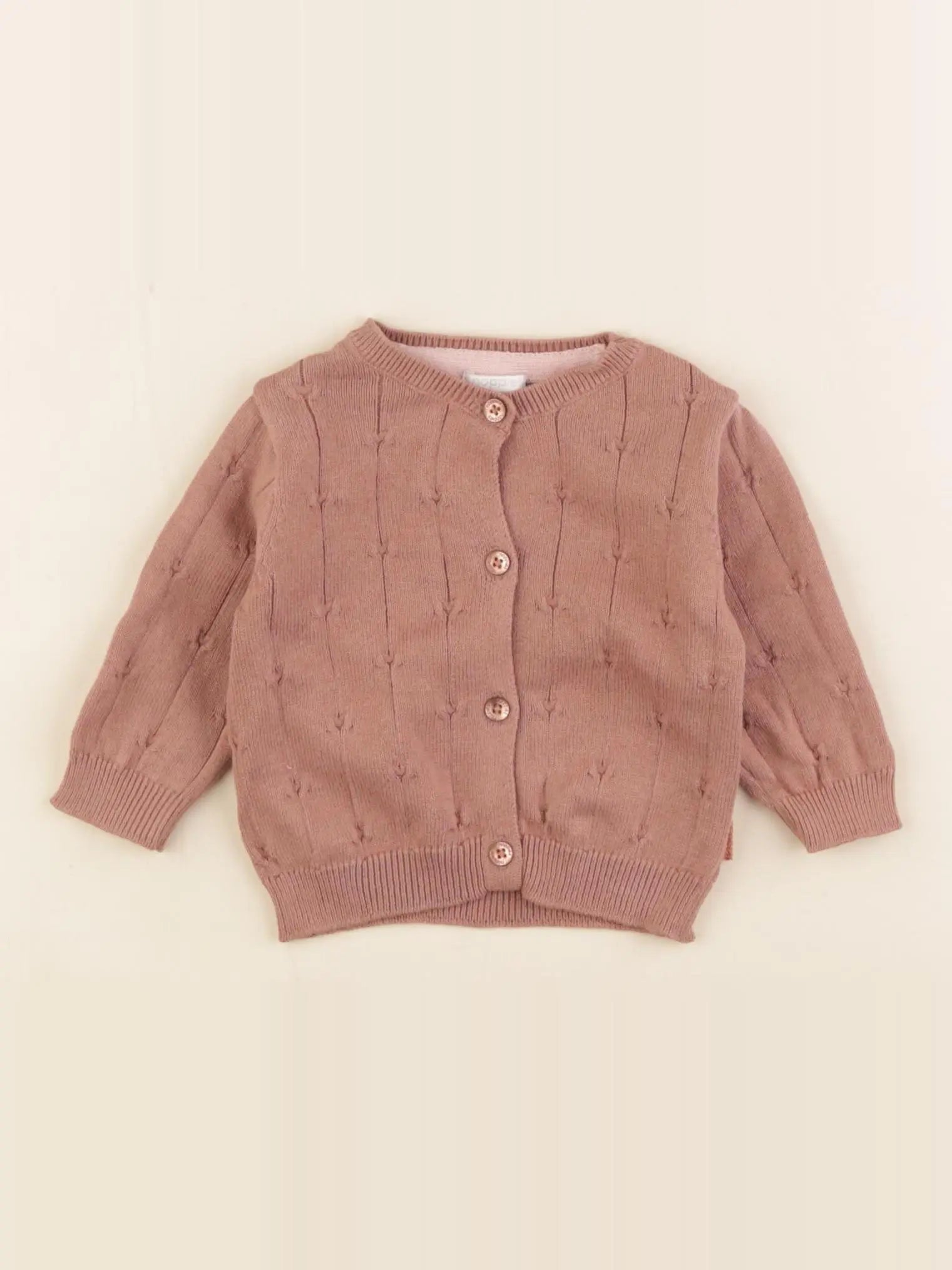 Noppies - gilet marron - 1/2 mois