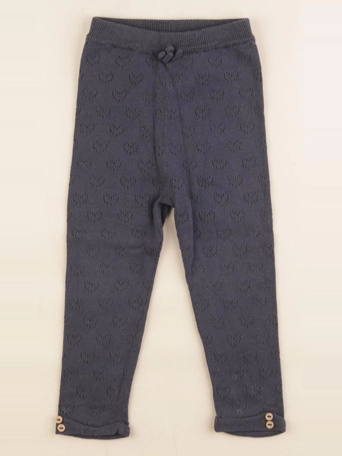 Vertbaudet - legging gris - 24 mois