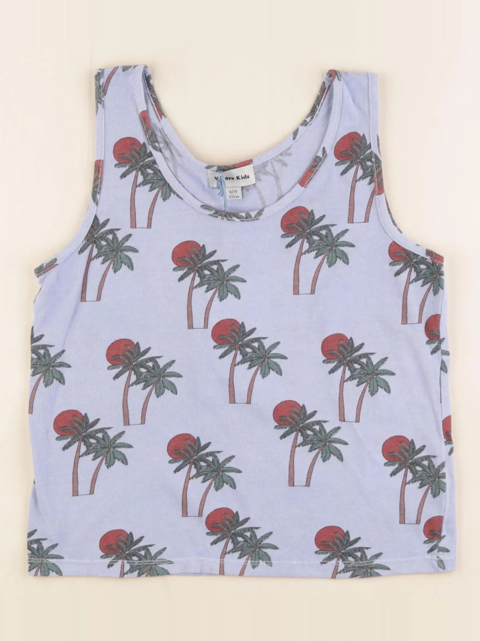 We are kids - débardeur bleu - 6/7 ans