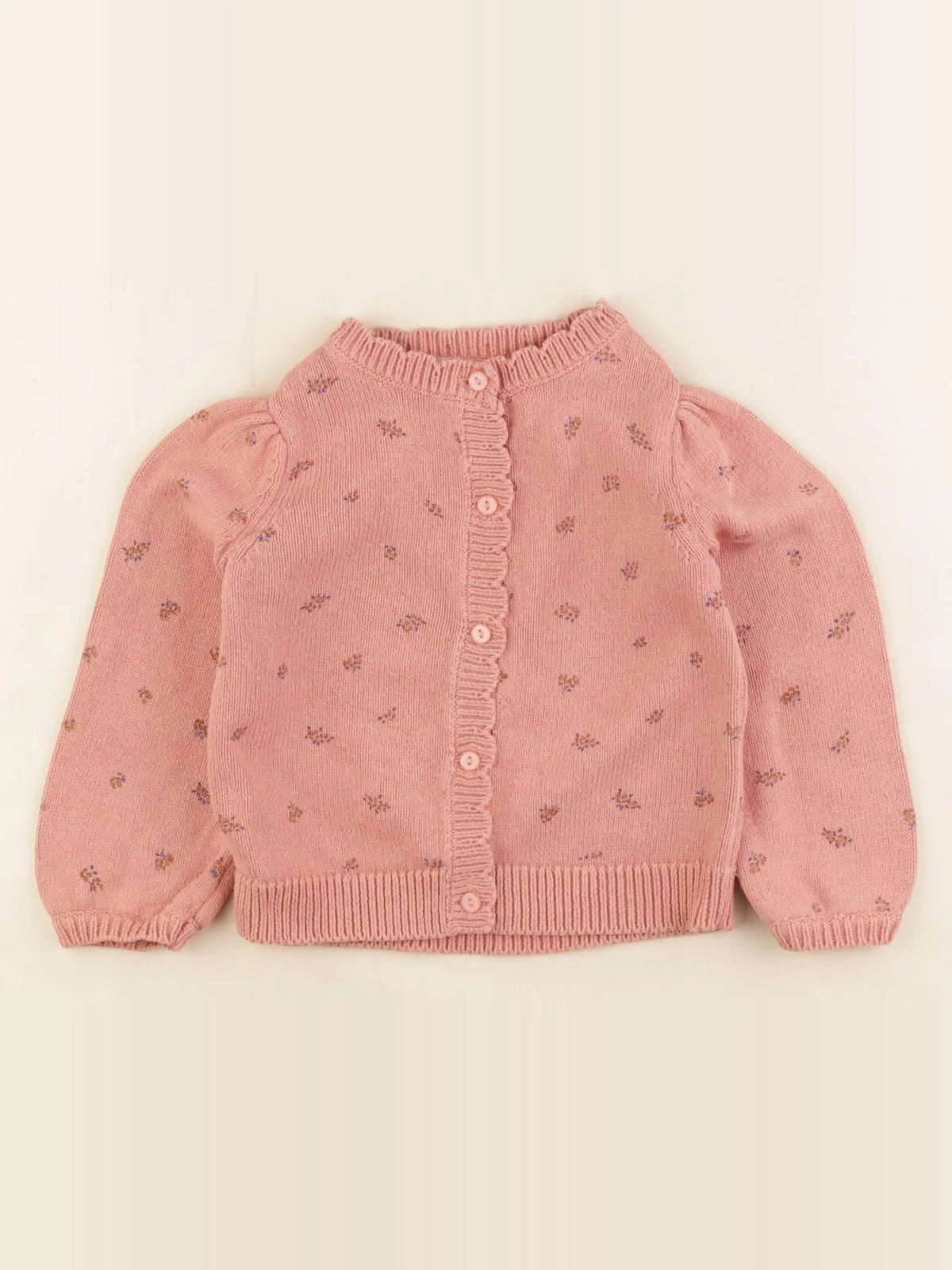 Vertbaudet - gilet rose - 3 ans