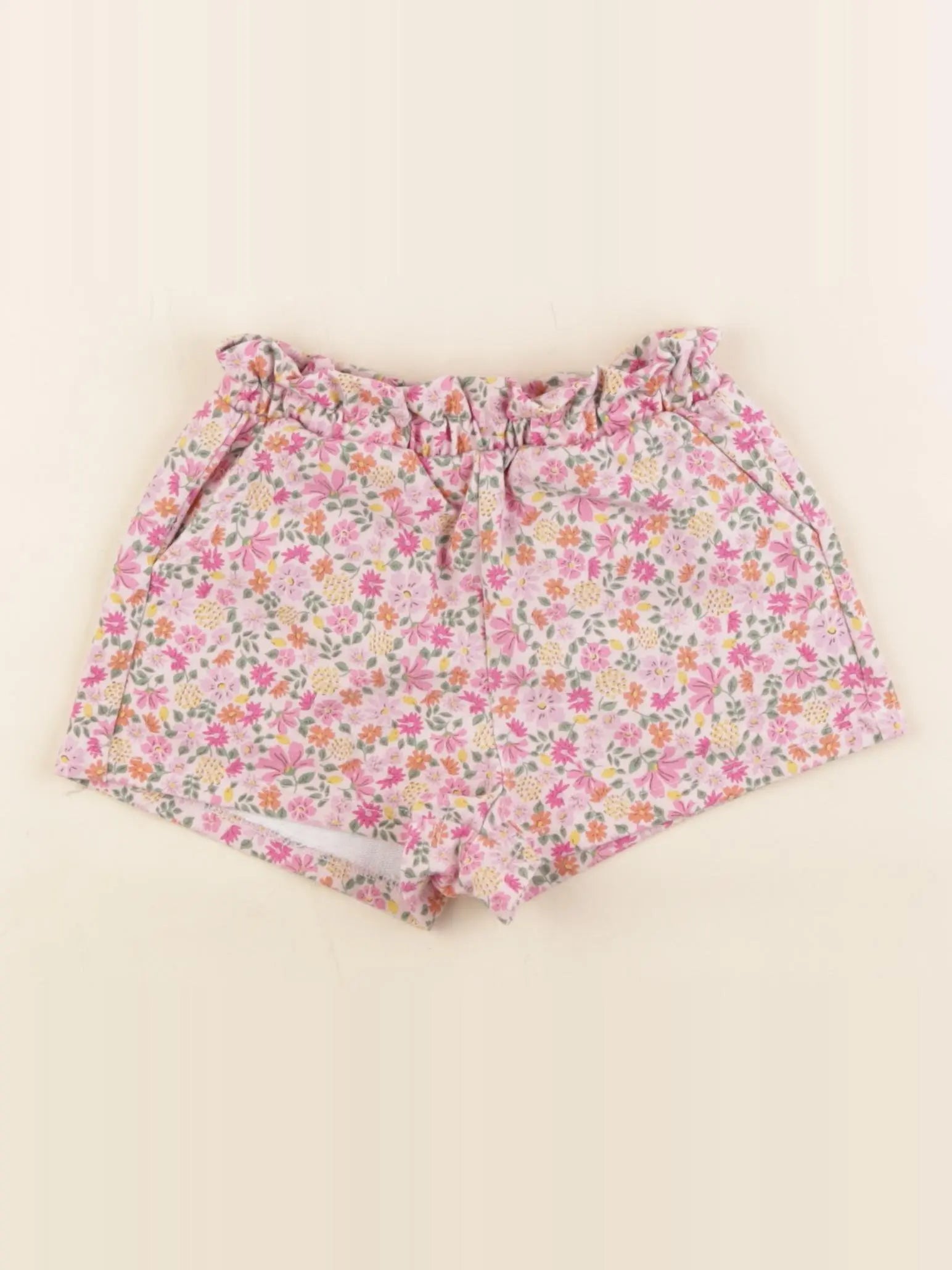 Vertbaudet - short rose, multicolore - 4 ans