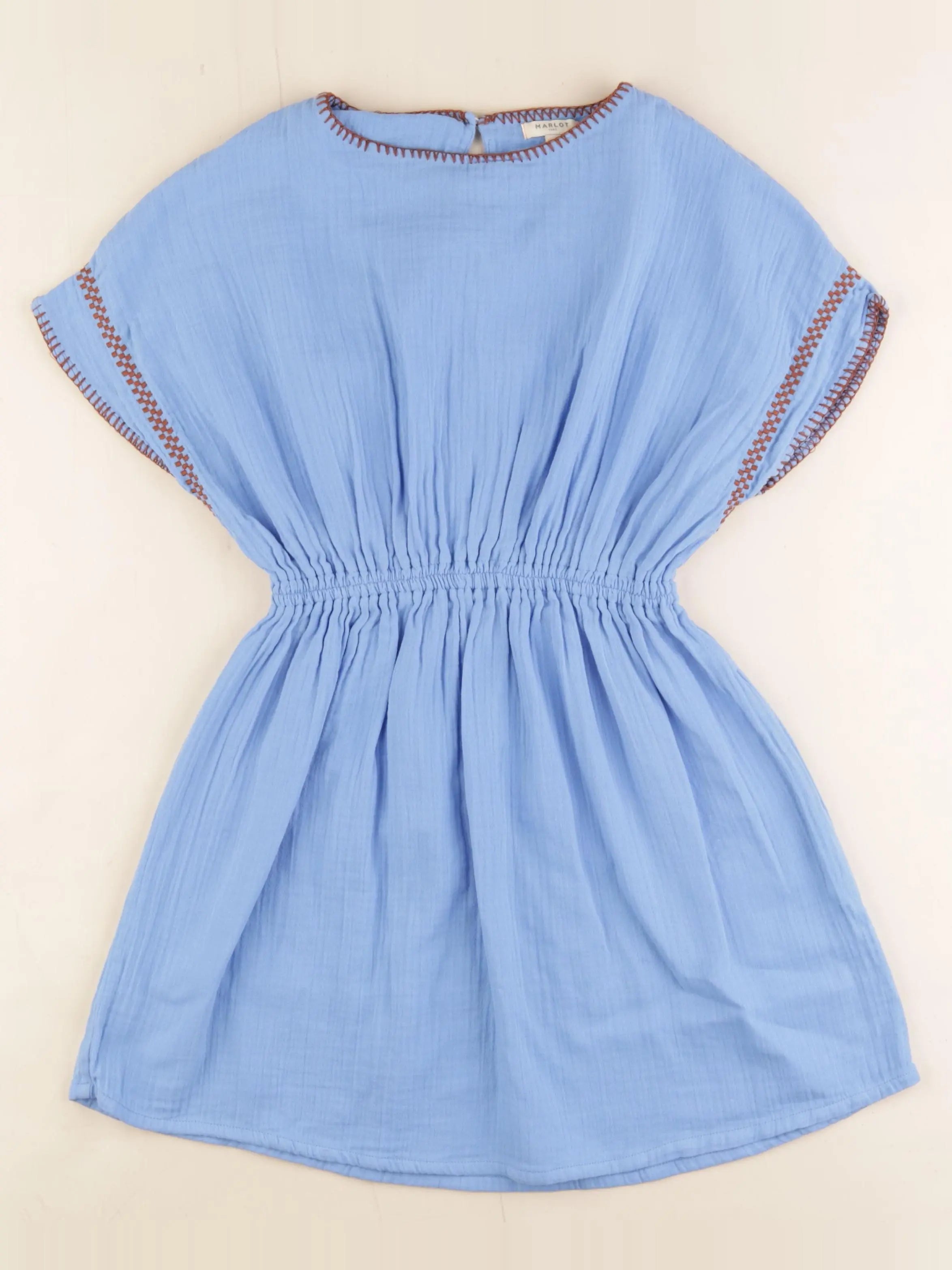 Marlot Paris - robe bleu - 10 ans
