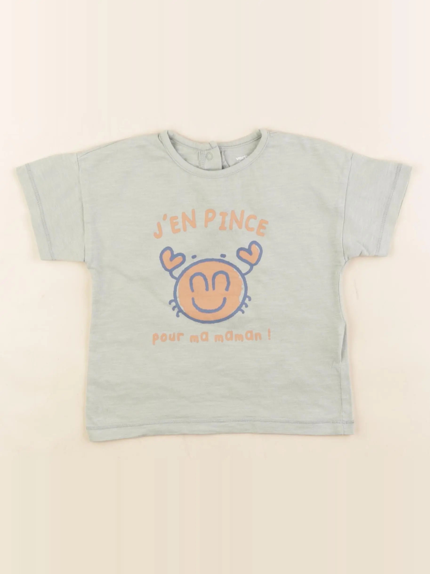 Vertbaudet - tee-shirt vert - 18 mois