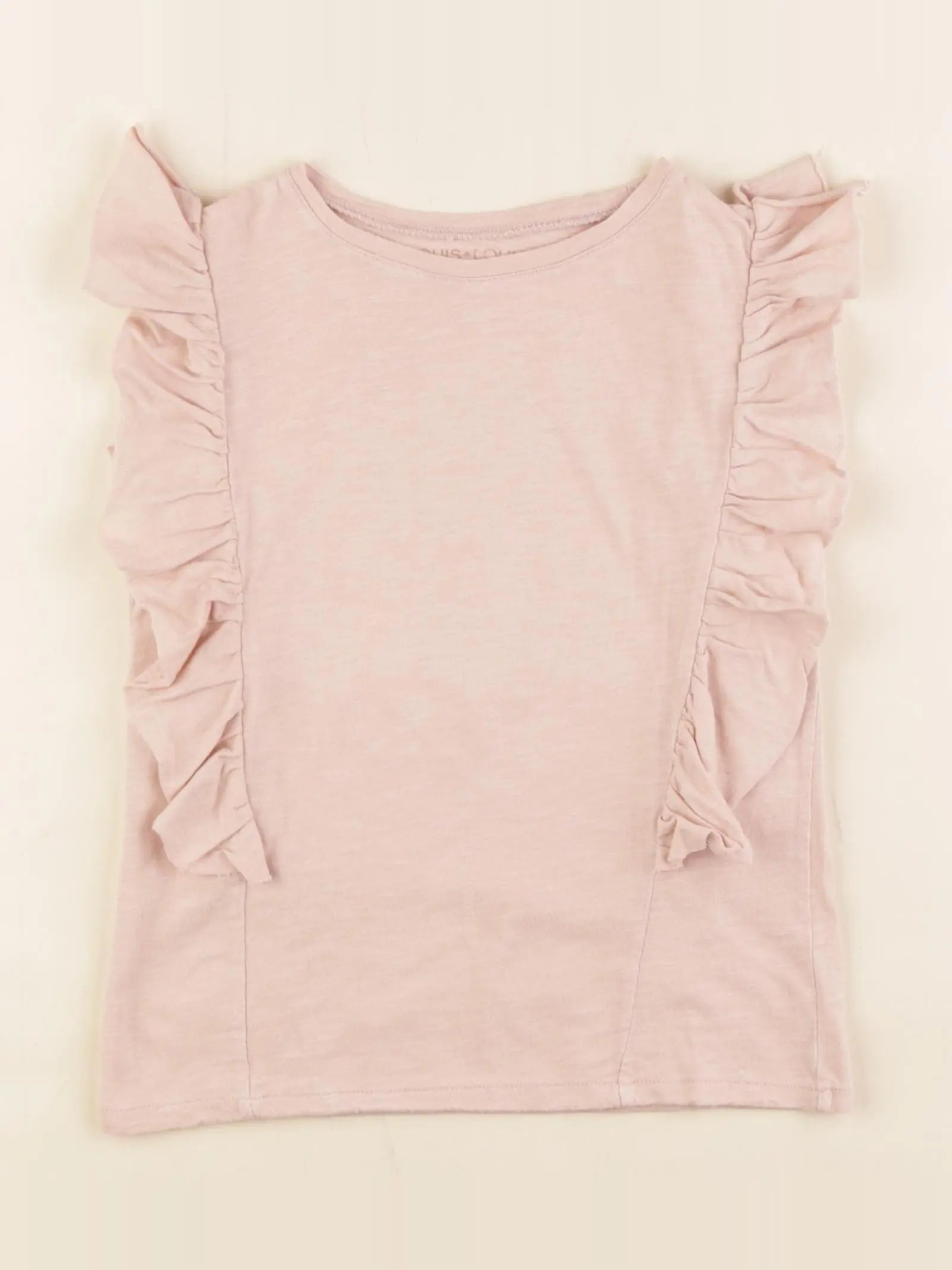 Louis Louise - tee-shirt rose - 8 ans