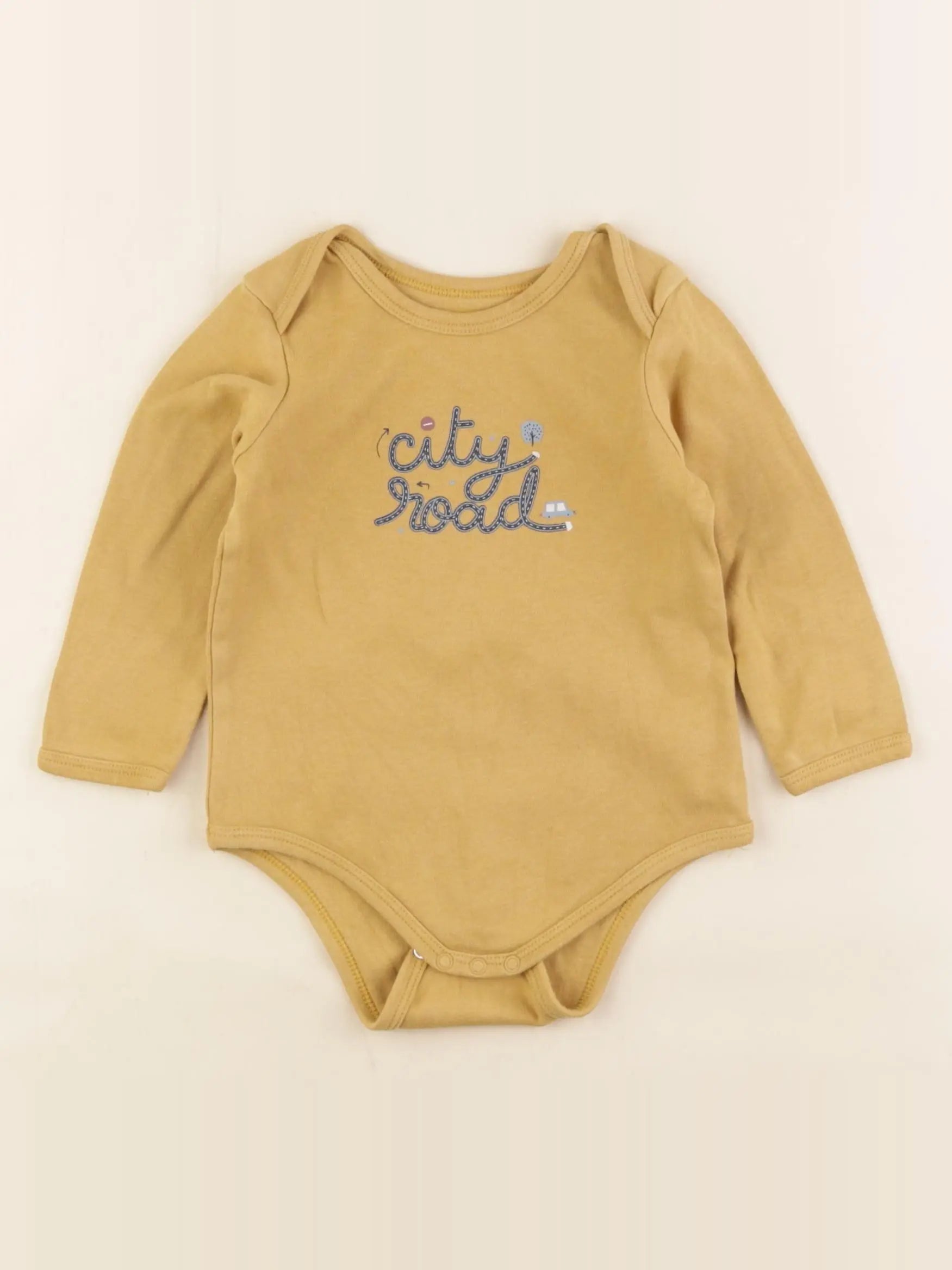 Vertbaudet - body jaune - 18 mois