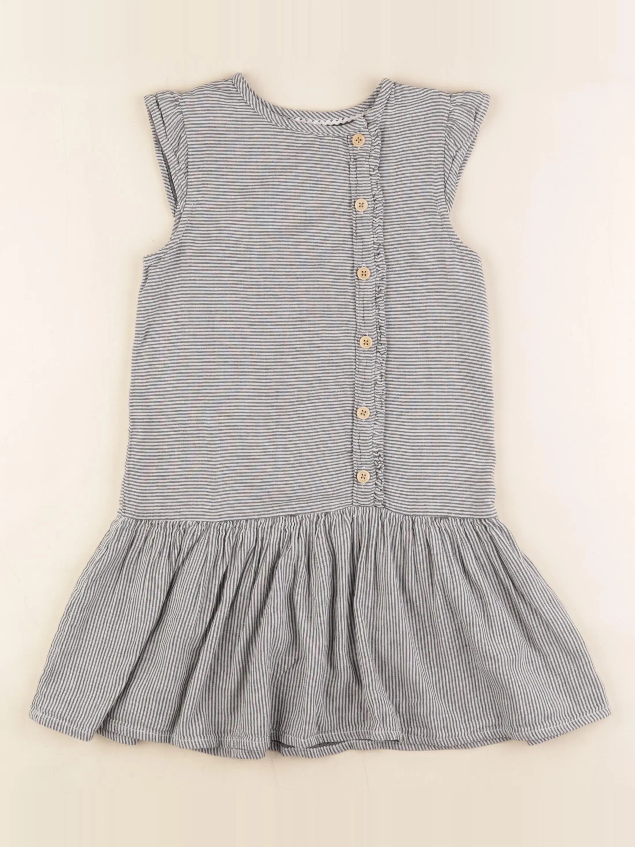 Galeries Lafayette - robe gris - 8 ans