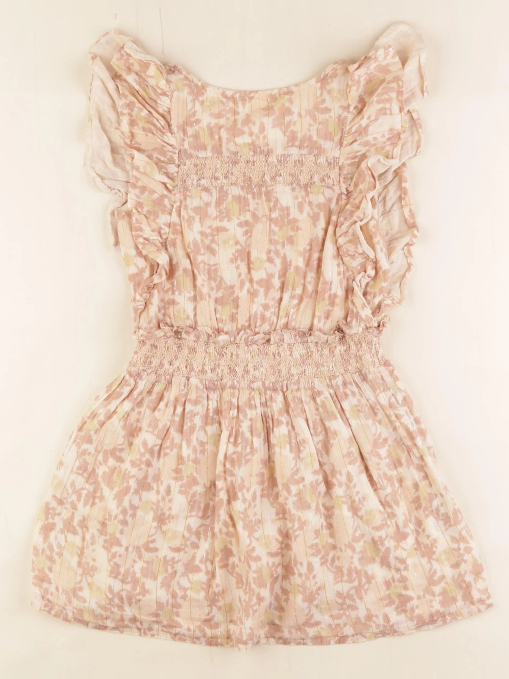 Louis Louise - robe beige - 8 ans