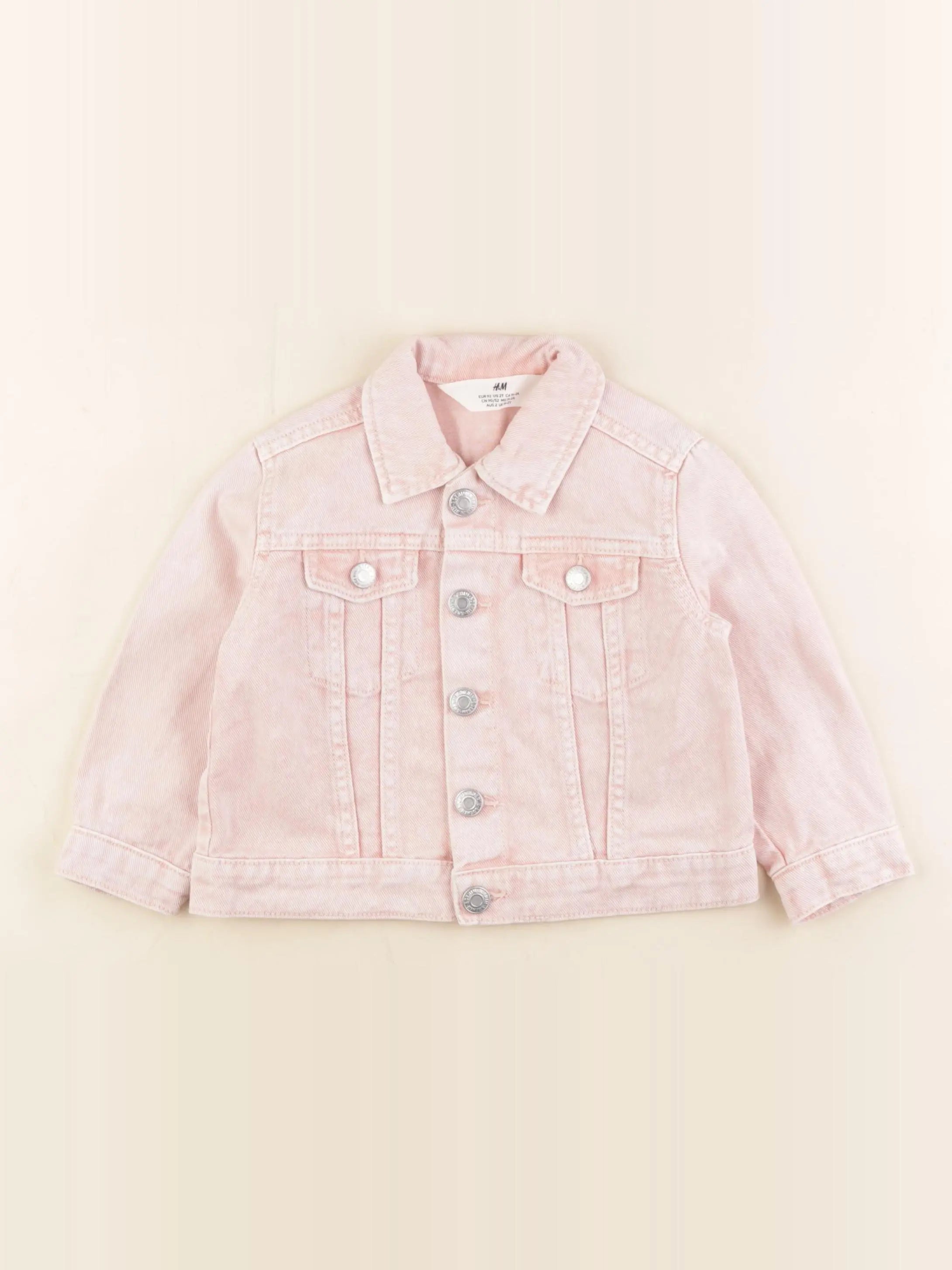 H&M - veste rose - 18/24 mois