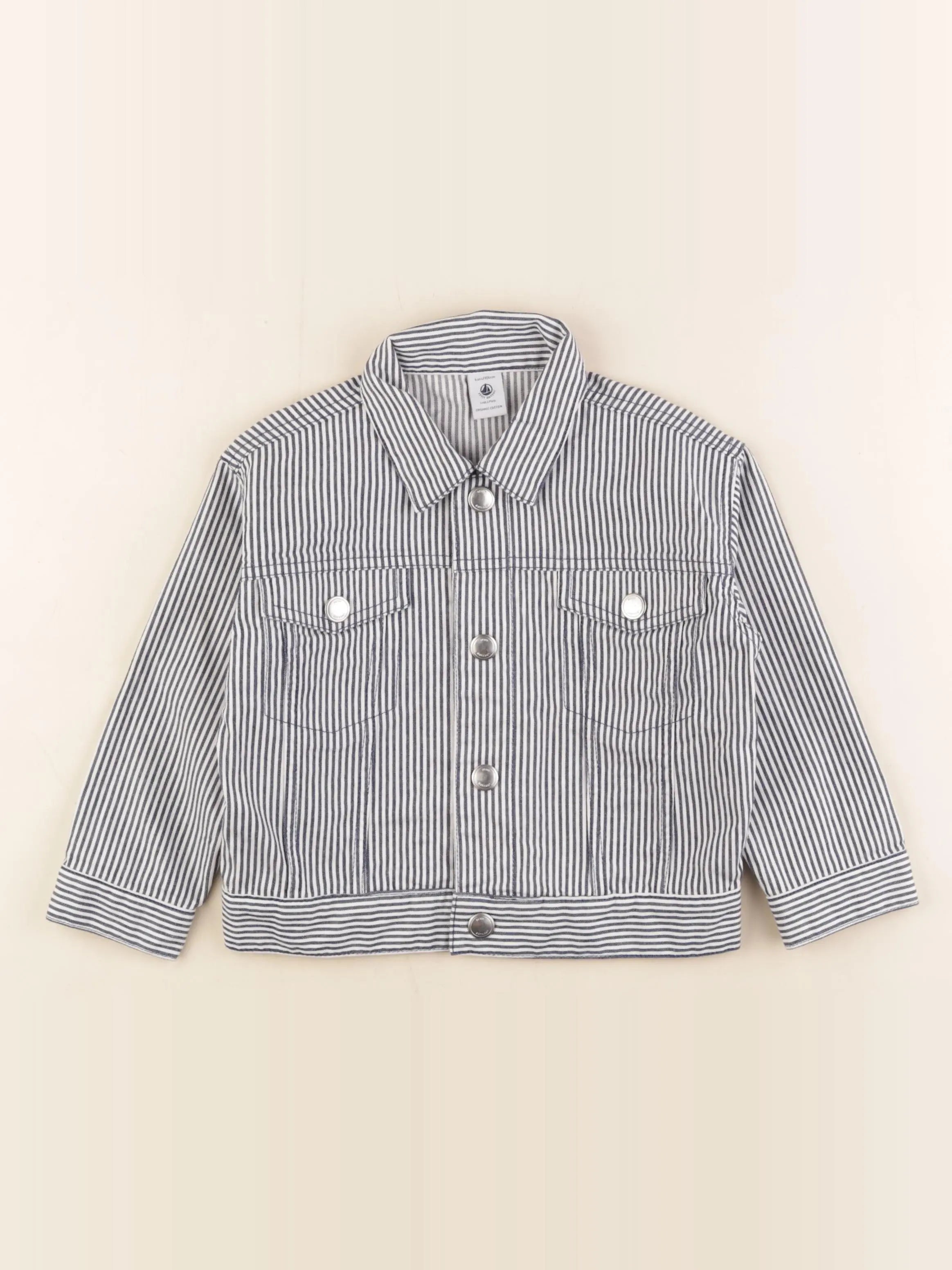 Petit Bateau - veste bleu - 4 ans